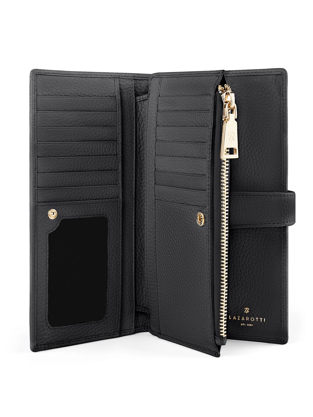 Lazarotti Bologna Leather Portafoglio Vera Pelle 20 cm