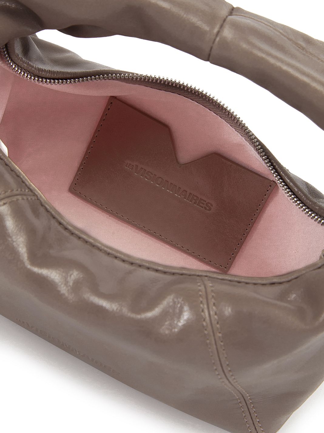 LES VISIONNAIRES Greta Borsa a spalla Vera Pelle 20 cm LES VISIONNAIRES Greta Borsa a spalla Vera Pelle 20 cm
