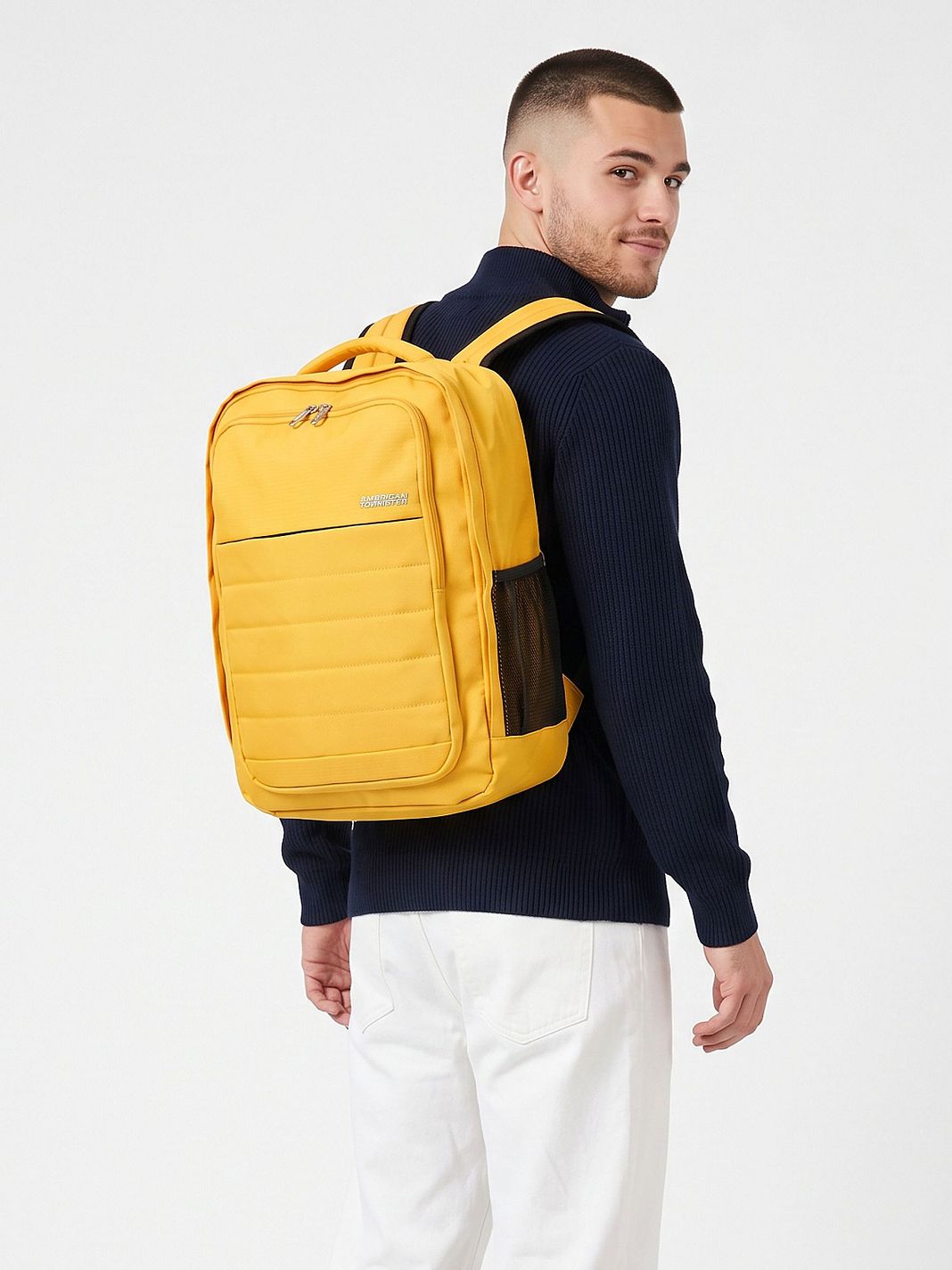 American Tourister Zaino da viaggio Checkline con scomparto per laptop da 40 cm