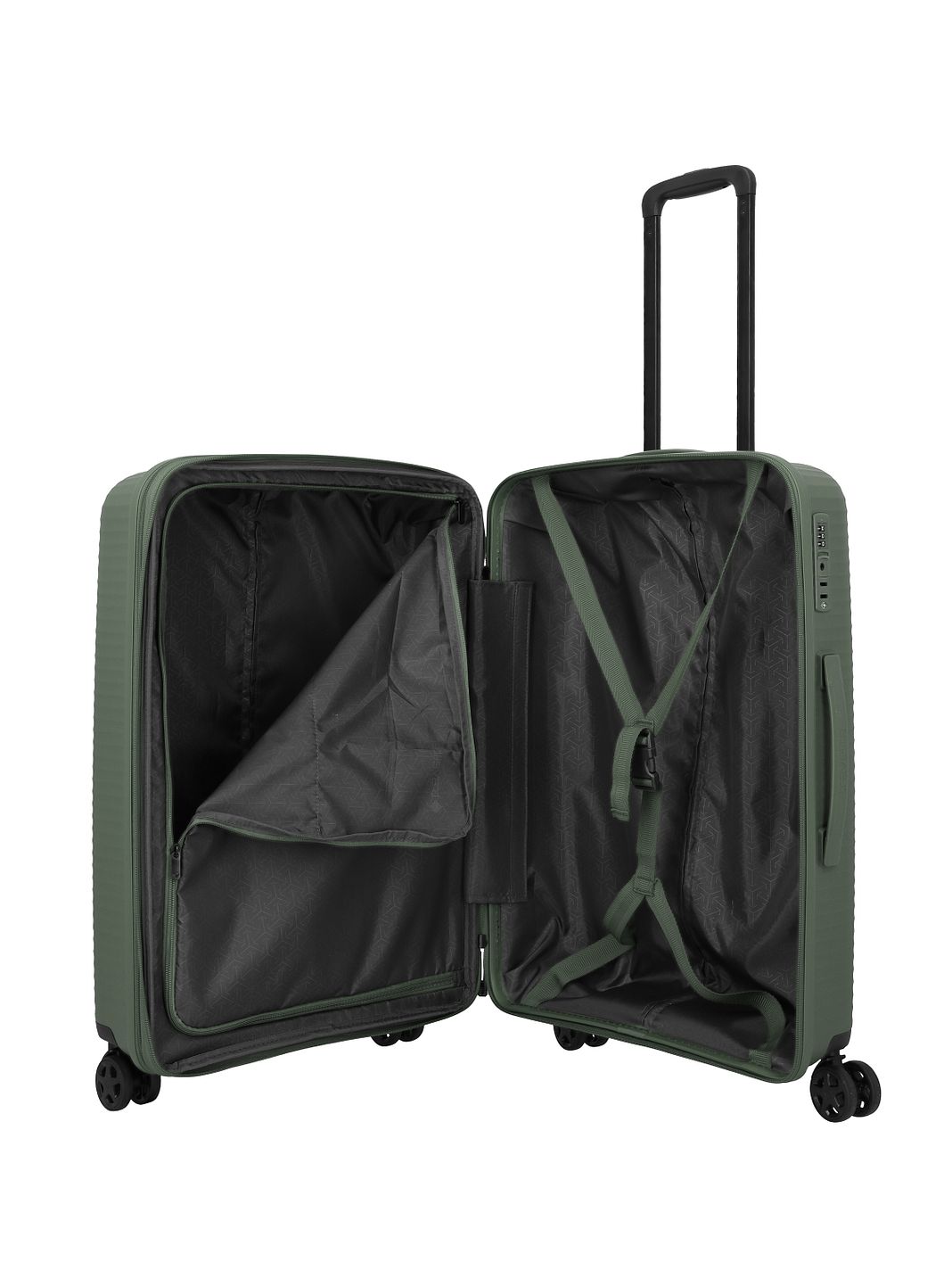 Travelite Air Stripe 4-hjulet Kuffertsæt 3-delt med ekspansion