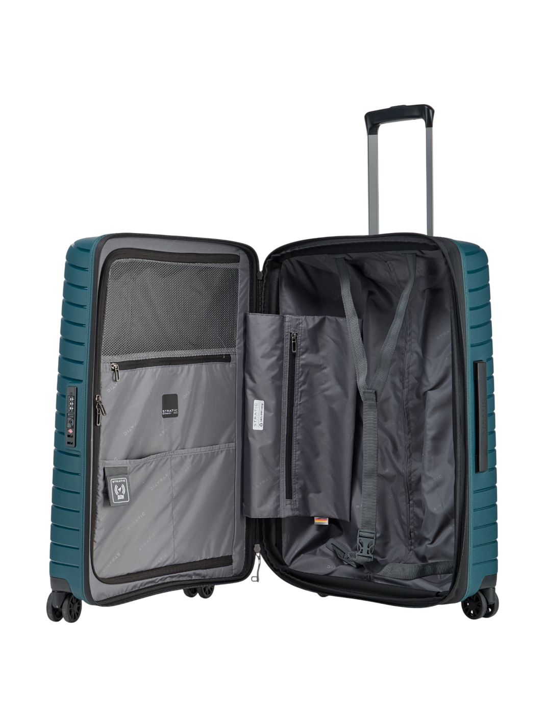 Stratic Novium 4 ruedas Trolley M 65 cm Con asa expansible Stratic Novium 4 ruedas Trolley M 65 cm Con asa expansible