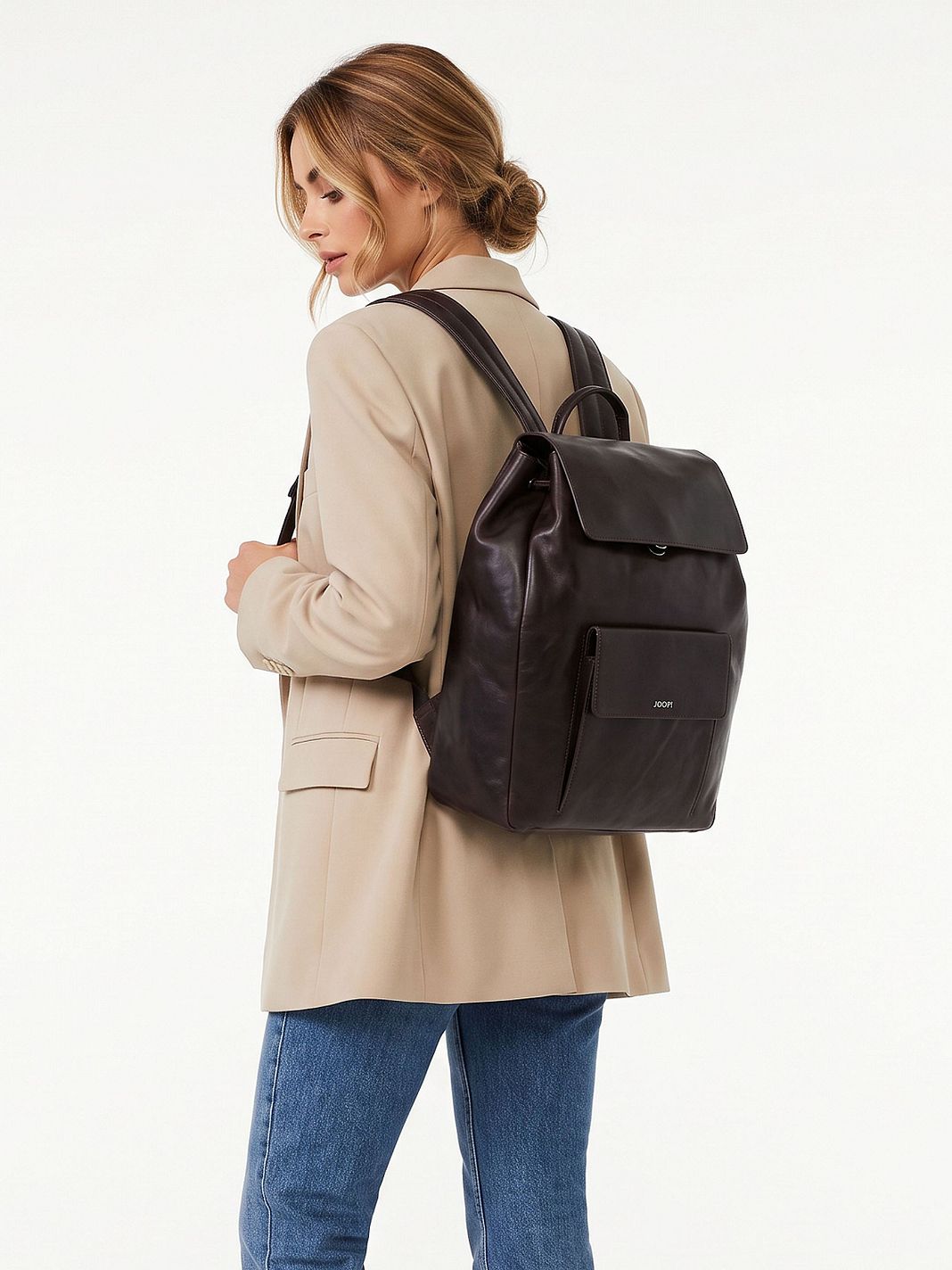 Joop! Cerratano Claudio Dagsryggsäckar Läder 40 cm Joop! Cerratano Claudio Dagsryggsäckar Läder 40 cm
