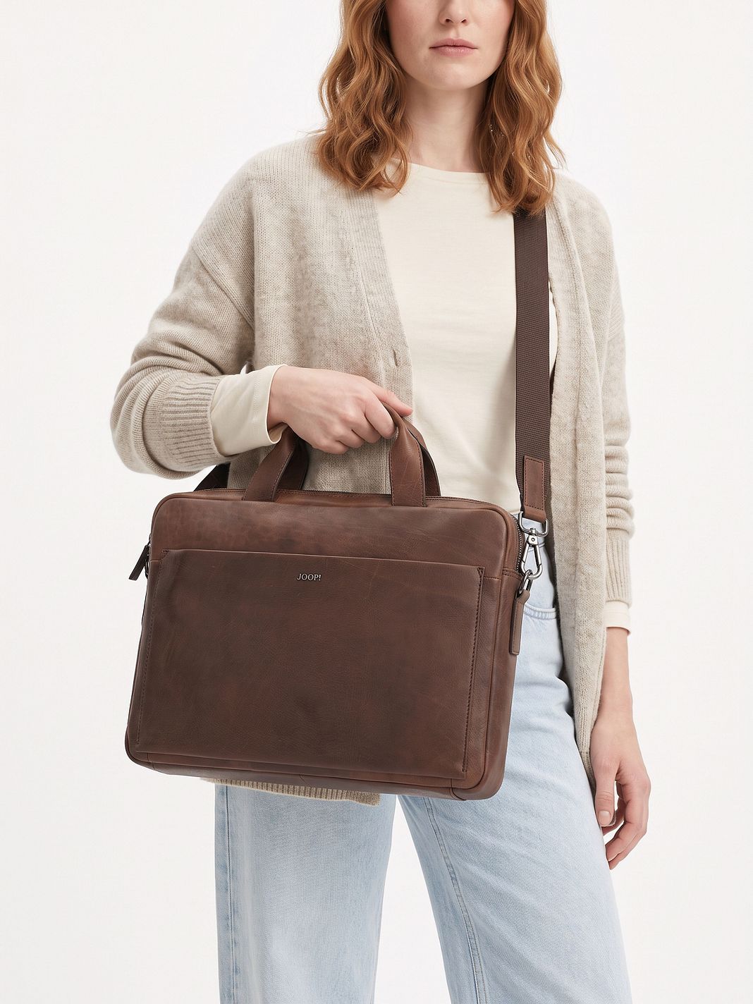 Joop! Teramo Portfölj Läder 40 cm Laptopfack