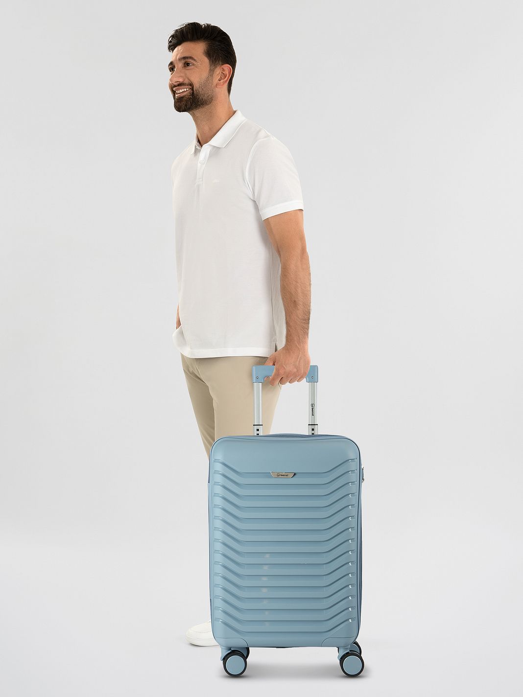 Benzi 5820 4 ruote Trolley cabina 55 cm Benzi 5820 4 ruote Trolley cabina 55 cm