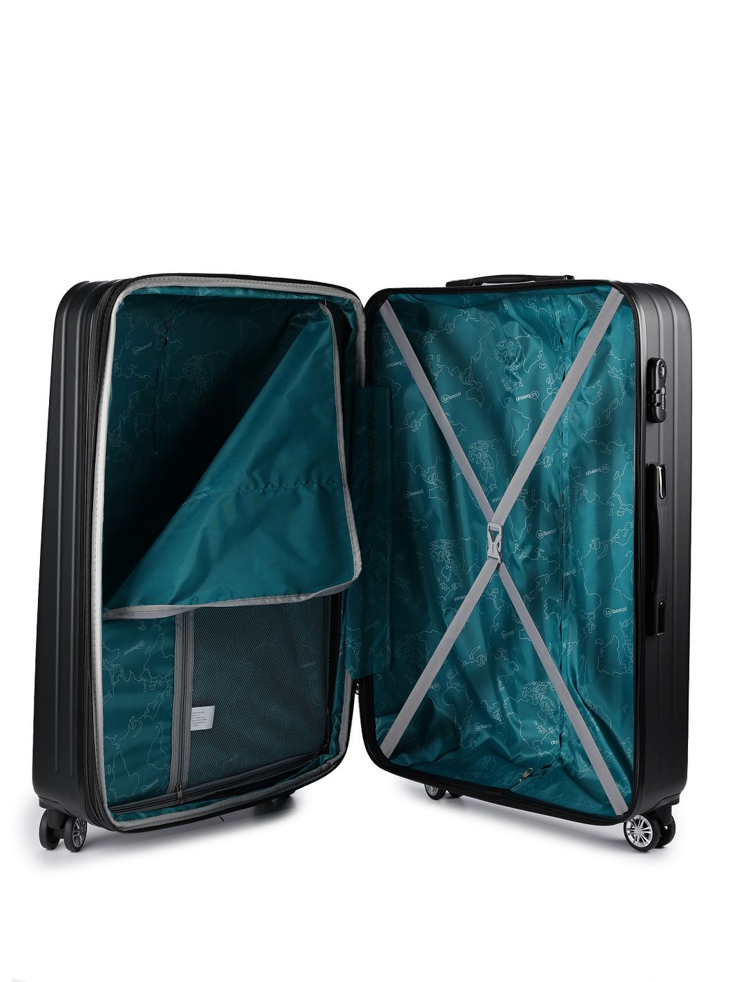 Benzi 5493 4 ruote Set di valigie 3 pezzi espandibile Benzi 5493 4 ruote Set di valigie 3 pezzi espandibile
