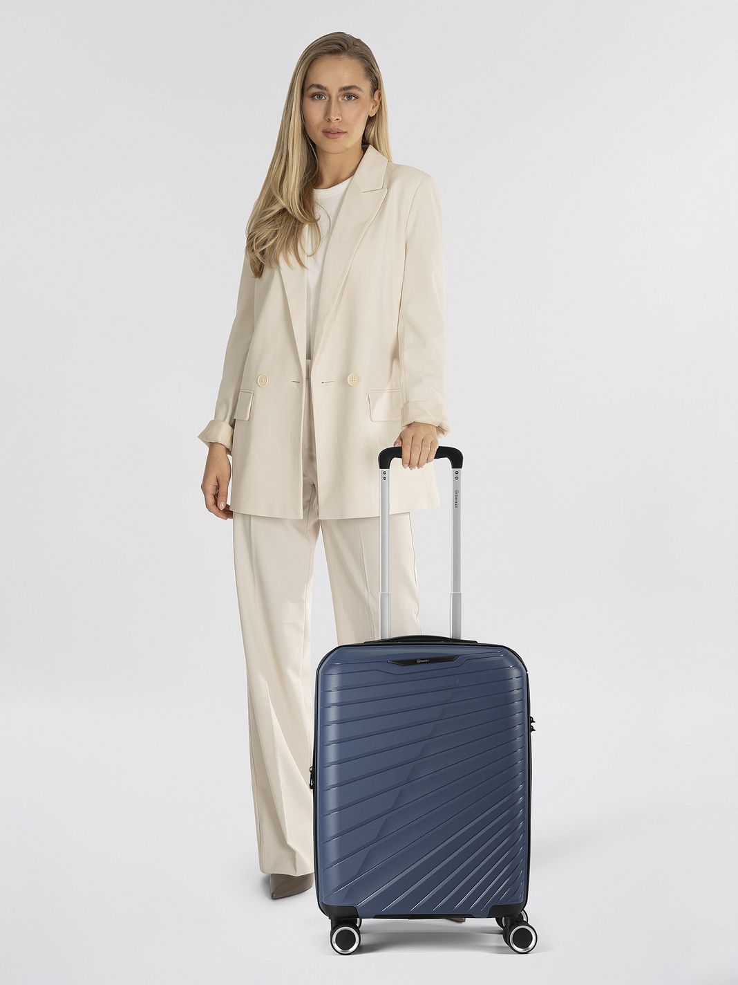 Benzi 5808 4 ruote Trolley cabina 55 cm espandibile