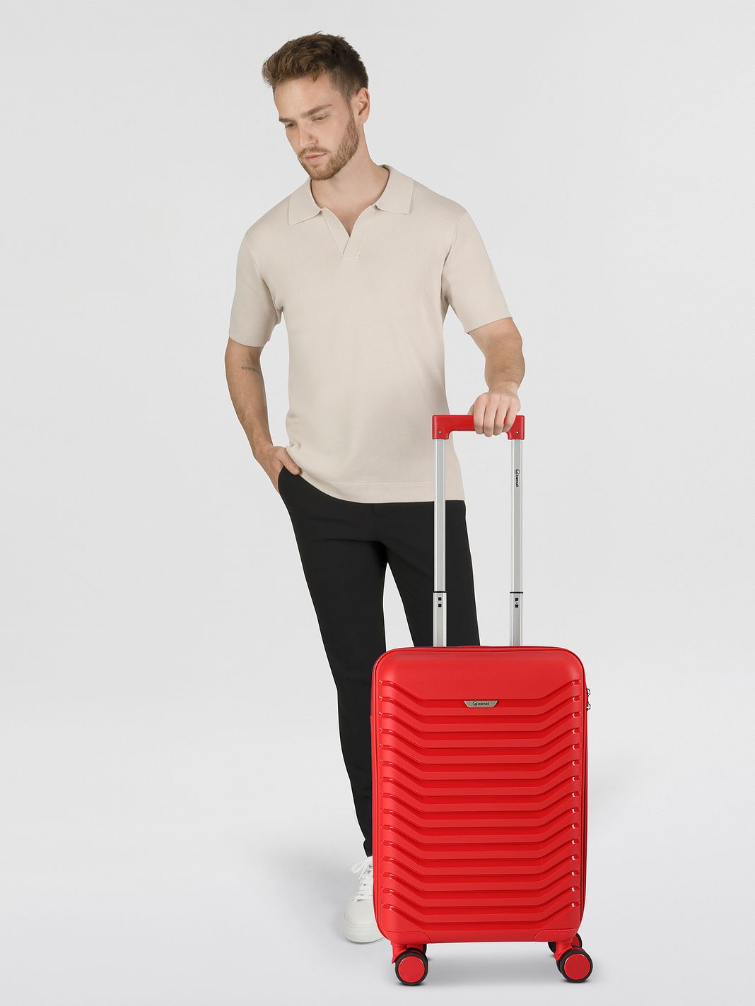 Benzi 5820 4 ruote Trolley cabina 55 cm Benzi 5820 4 ruote Trolley cabina 55 cm