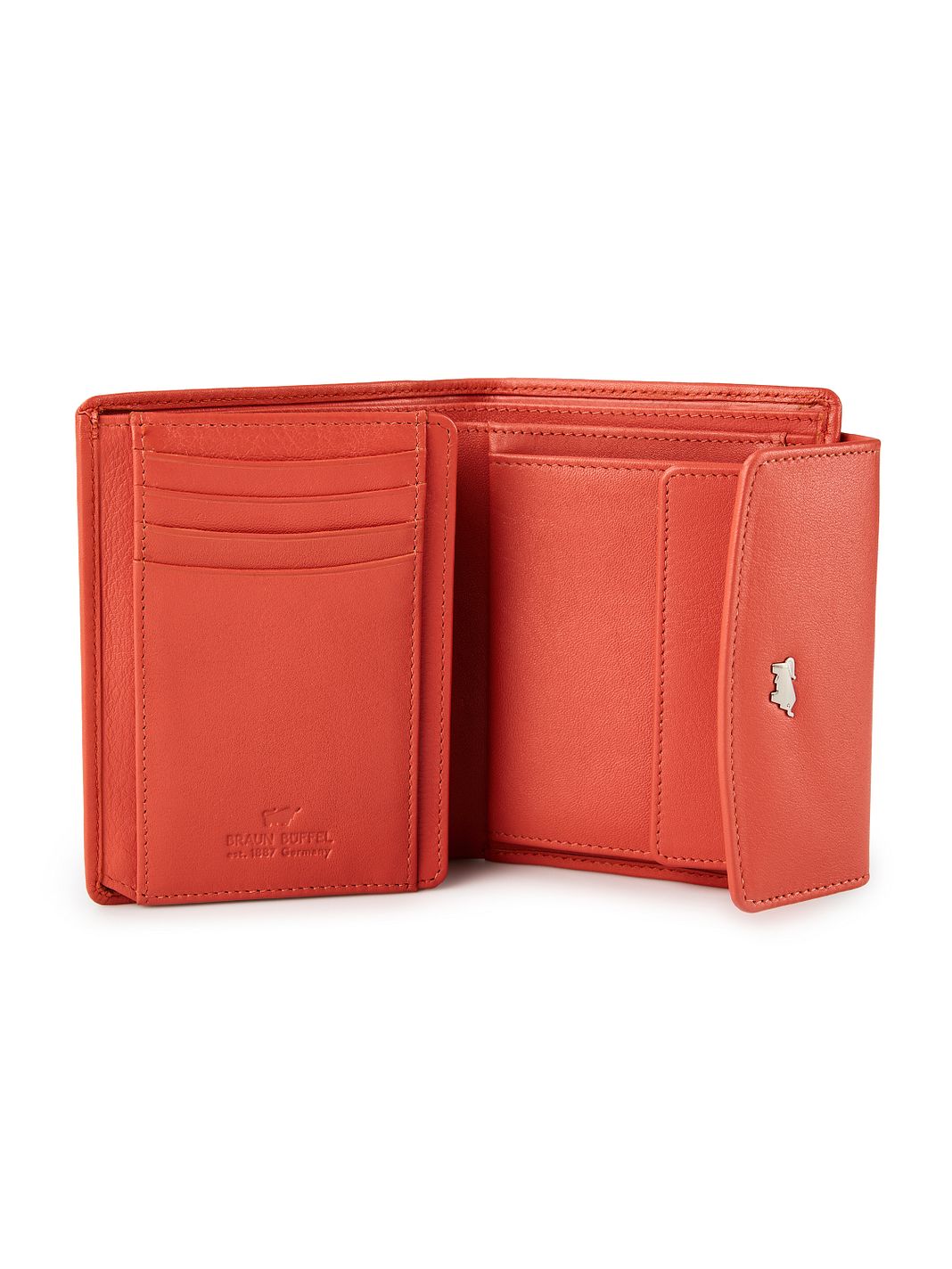 Braun Büffel Joy Plånbok RFID-skydd Läder 12 cm