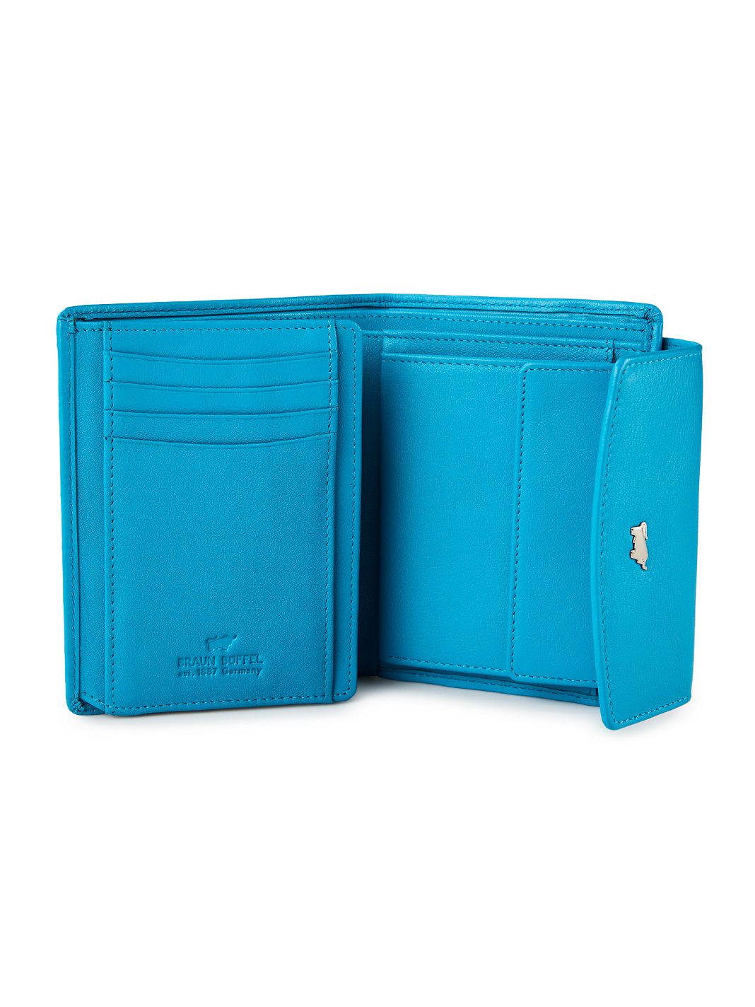 Braun Büffel Joy Plånbok RFID-skydd Läder 12 cm