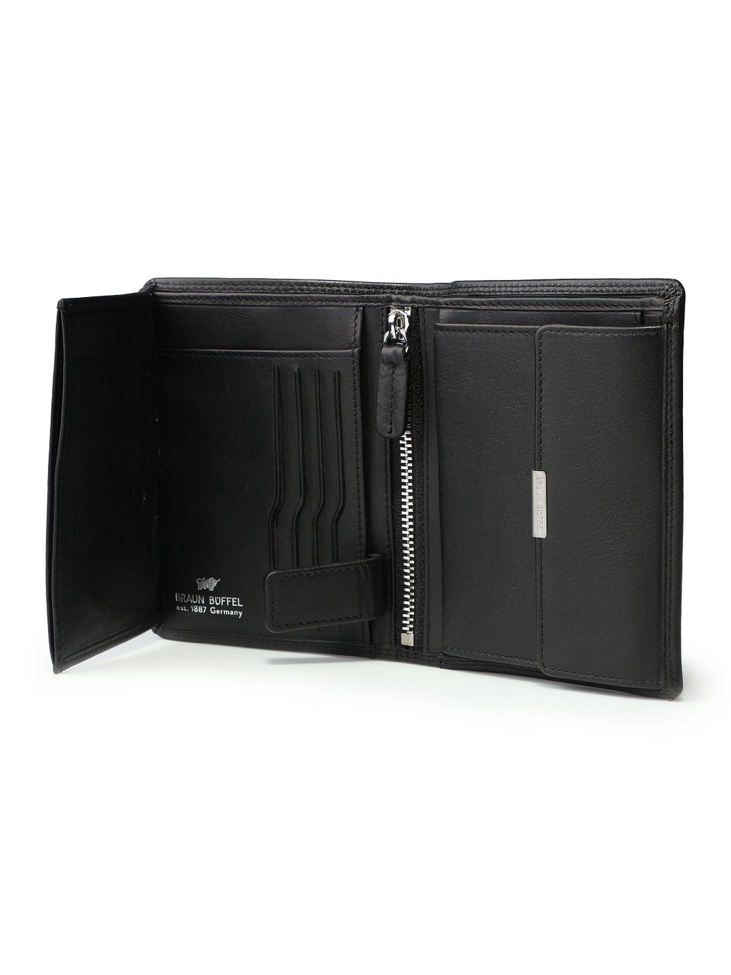 Braun Büffel Golf 3.0 Portafoglio Protezione RFID Vera Pelle 12 cm Braun Büffel Golf 3.0 Portafoglio Protezione RFID Vera Pelle 12 cm