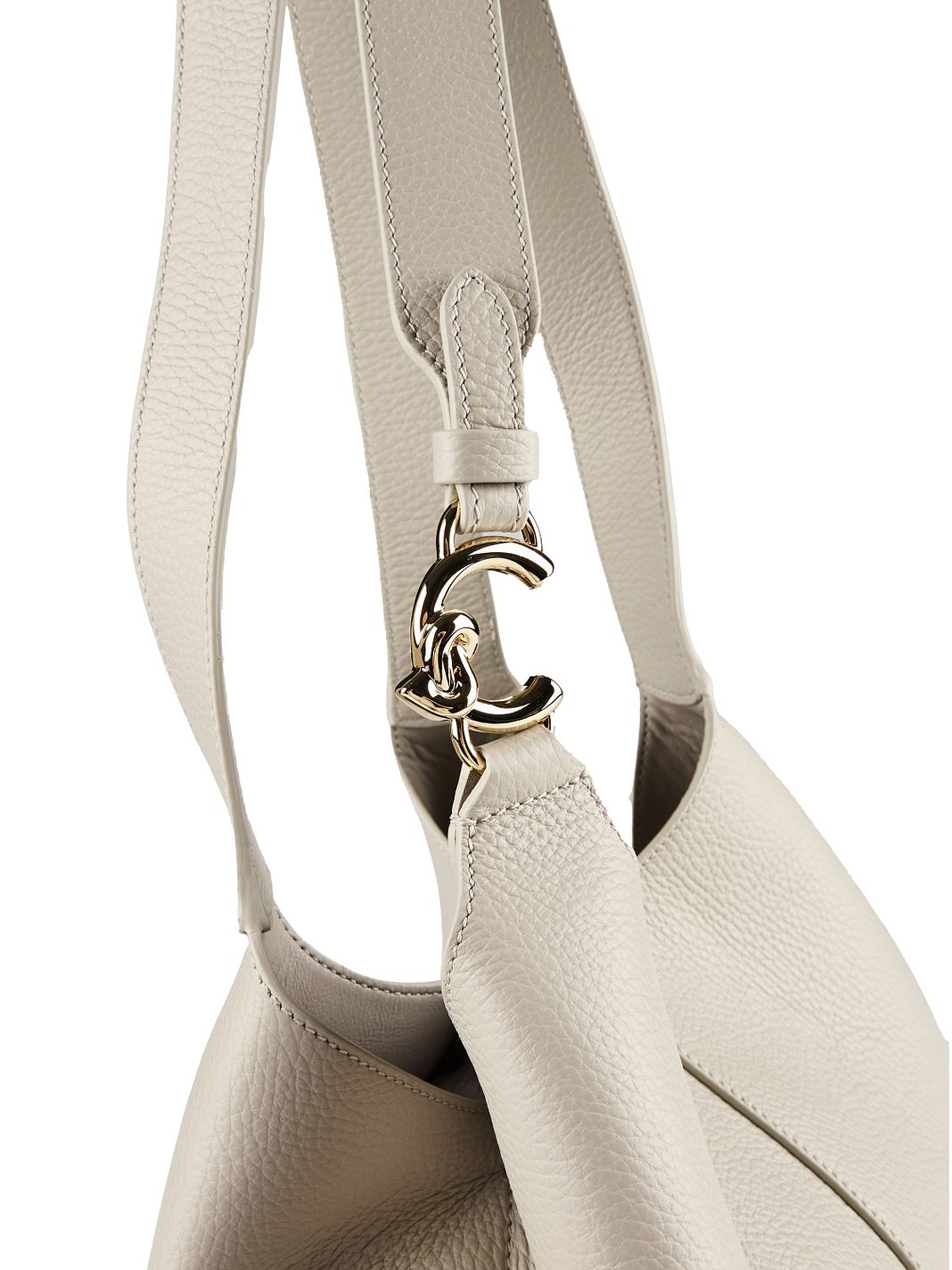 Coccinelle C-Easy Bolsa de hombro Piel natural 34 cm Coccinelle C-Easy Bolsa de hombro Piel natural 34 cm