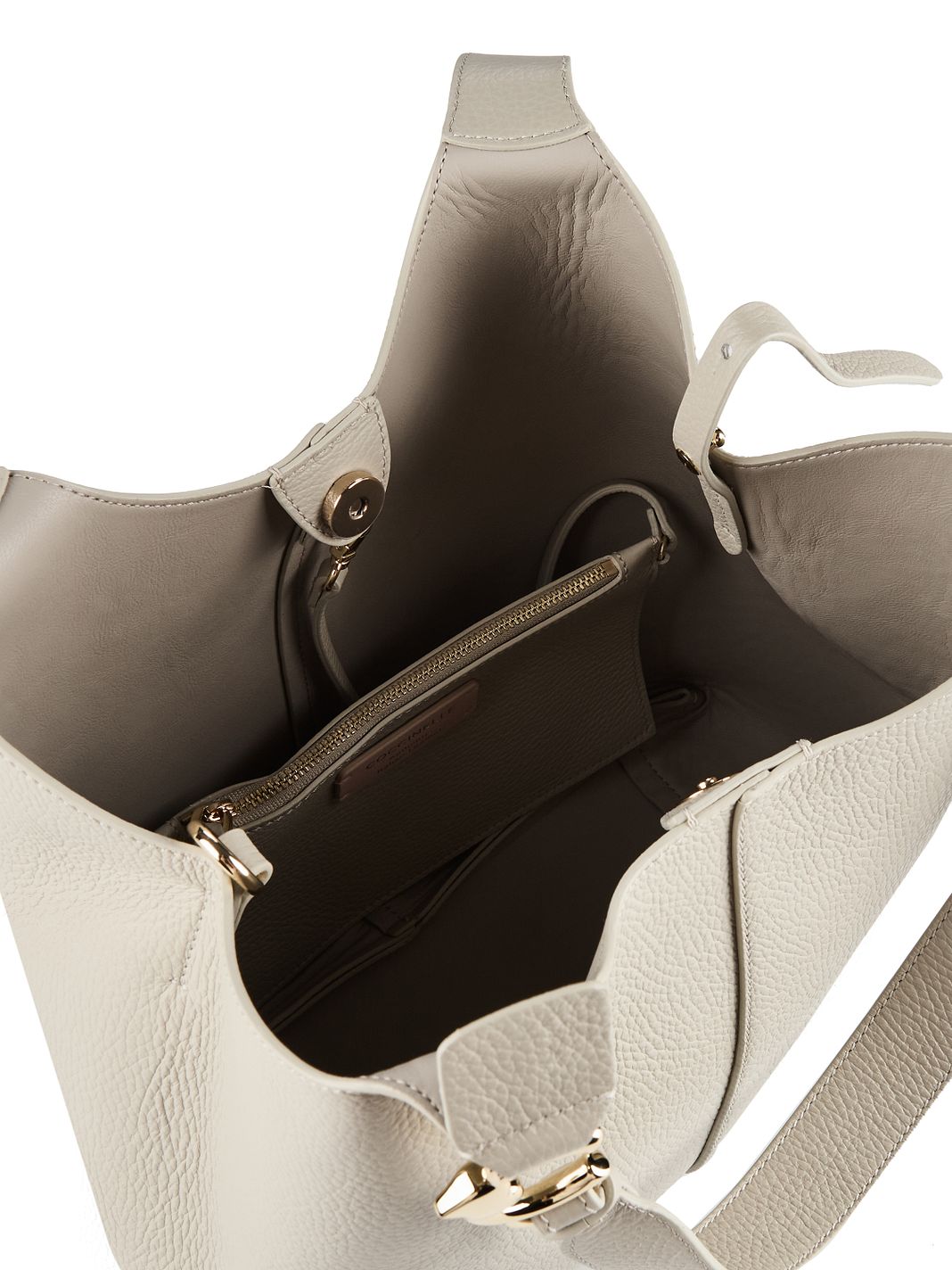 Coccinelle C-Easy Bolsa de hombro Piel natural 34 cm Coccinelle C-Easy Bolsa de hombro Piel natural 34 cm