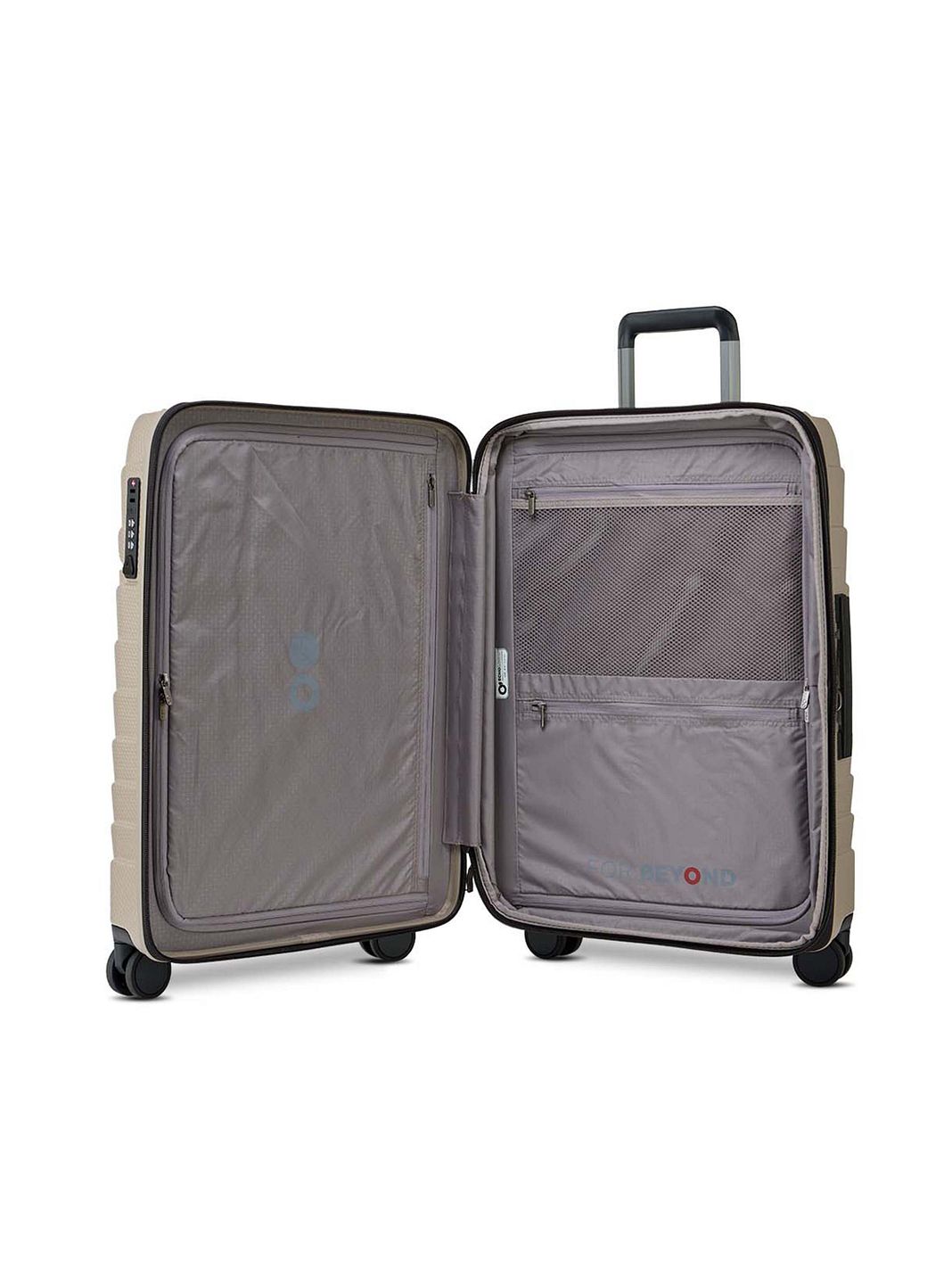 Echolac Exo 4 ruote Set di valigie 3 pezzi espandibile