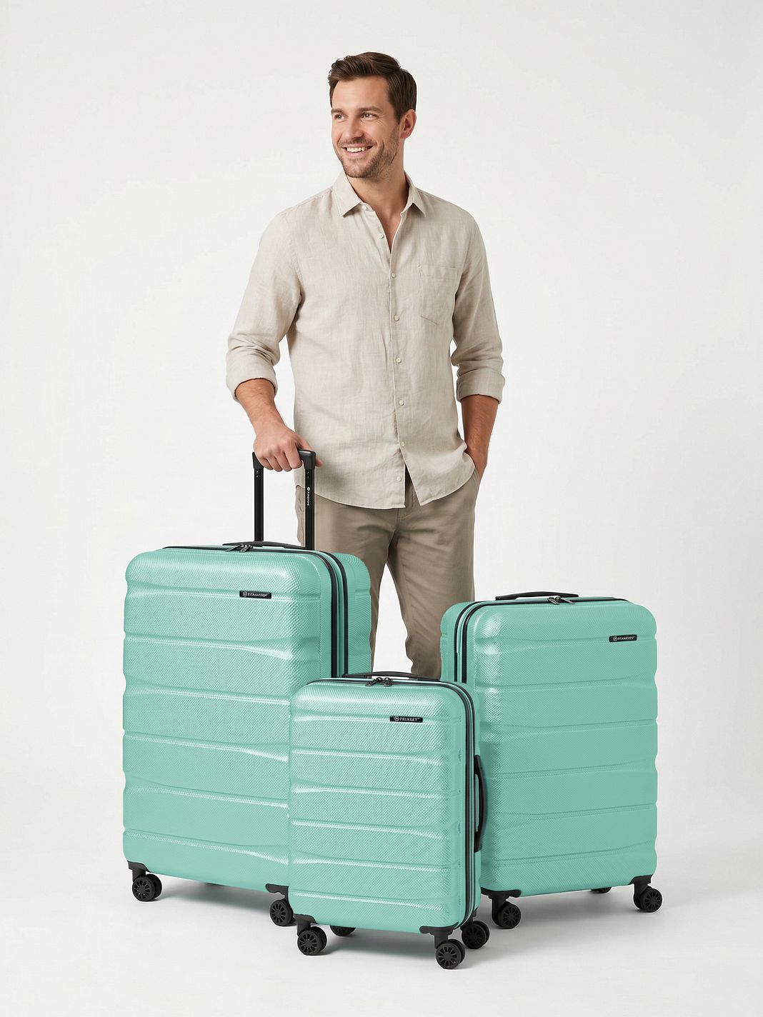Franky Munich 4.0 4 ruote Set di valigie 3 pezzi espandibile Franky Munich 4.0 4 ruote Set di valigie 3 pezzi espandibile