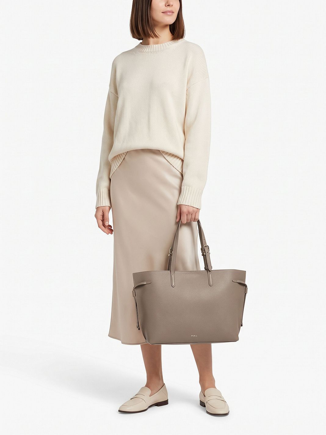 Furla Ava Borsa shopper L Vera Pelle 36.5 cm Furla Ava Borsa shopper L Vera Pelle 36.5 cm