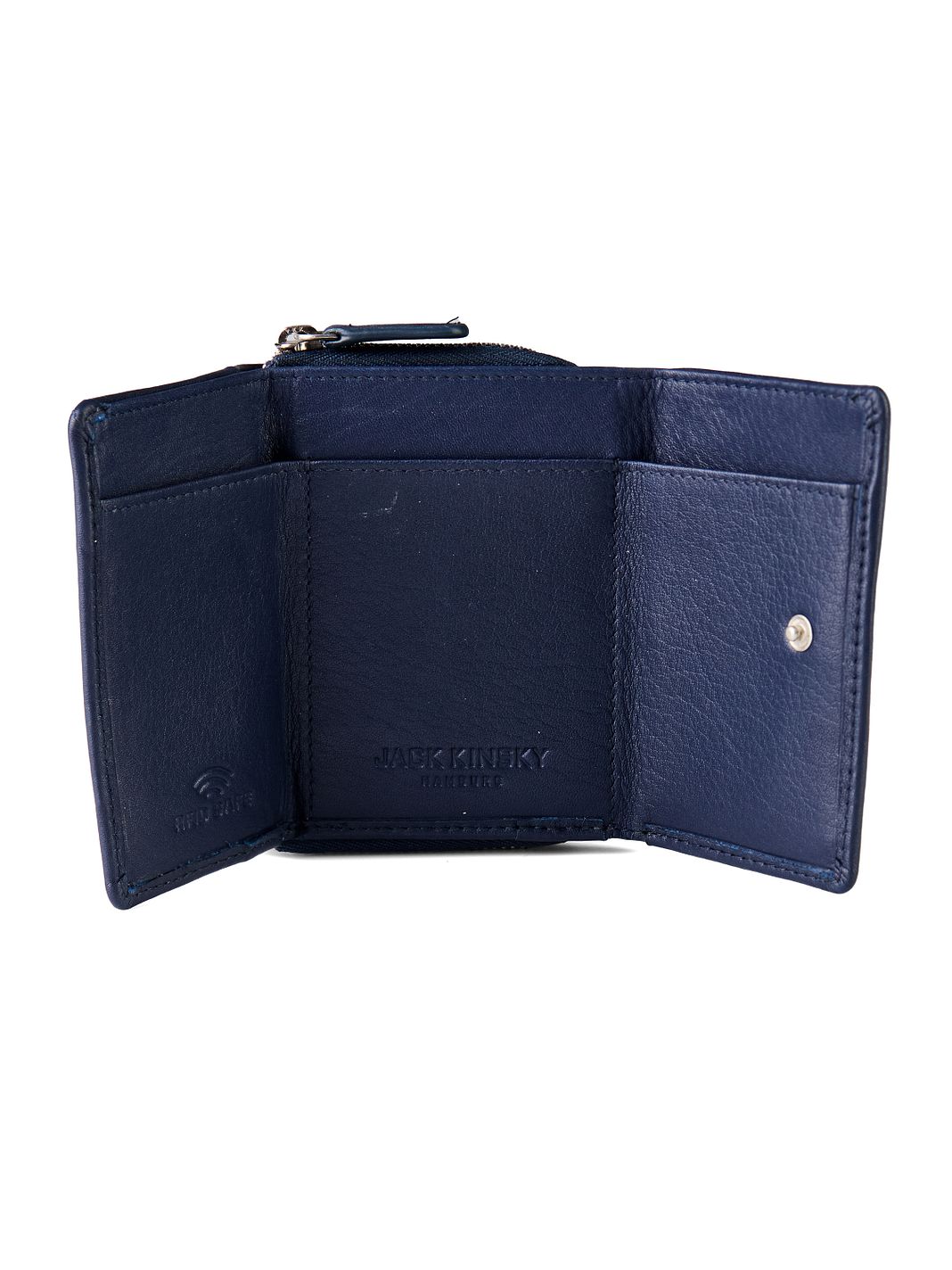 Jack Kinsky Aruba Portafoglio Protezione RFID Vera Pelle 10 cm Jack Kinsky Aruba Portafoglio Protezione RFID Vera Pelle 10 cm