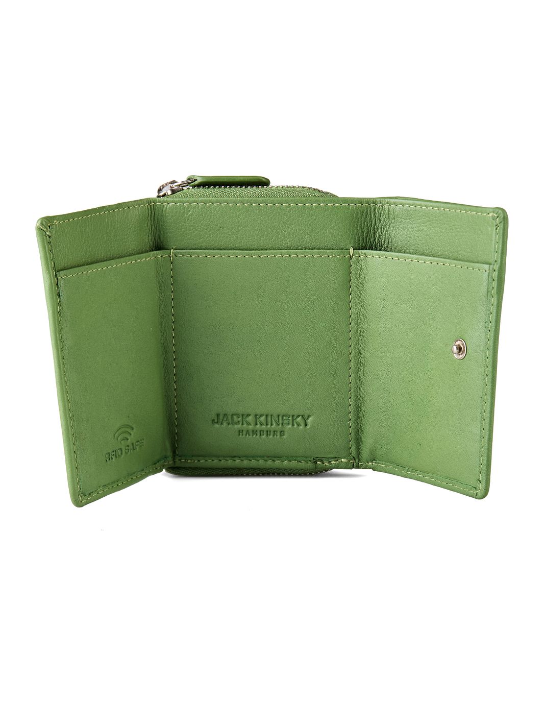 Jack Kinsky Aruba Portafoglio Protezione RFID Vera Pelle 10 cm Jack Kinsky Aruba Portafoglio Protezione RFID Vera Pelle 10 cm