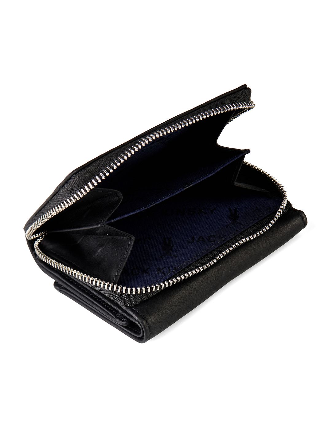 Jack Kinsky Aruba Portafoglio Protezione RFID Vera Pelle 10 cm