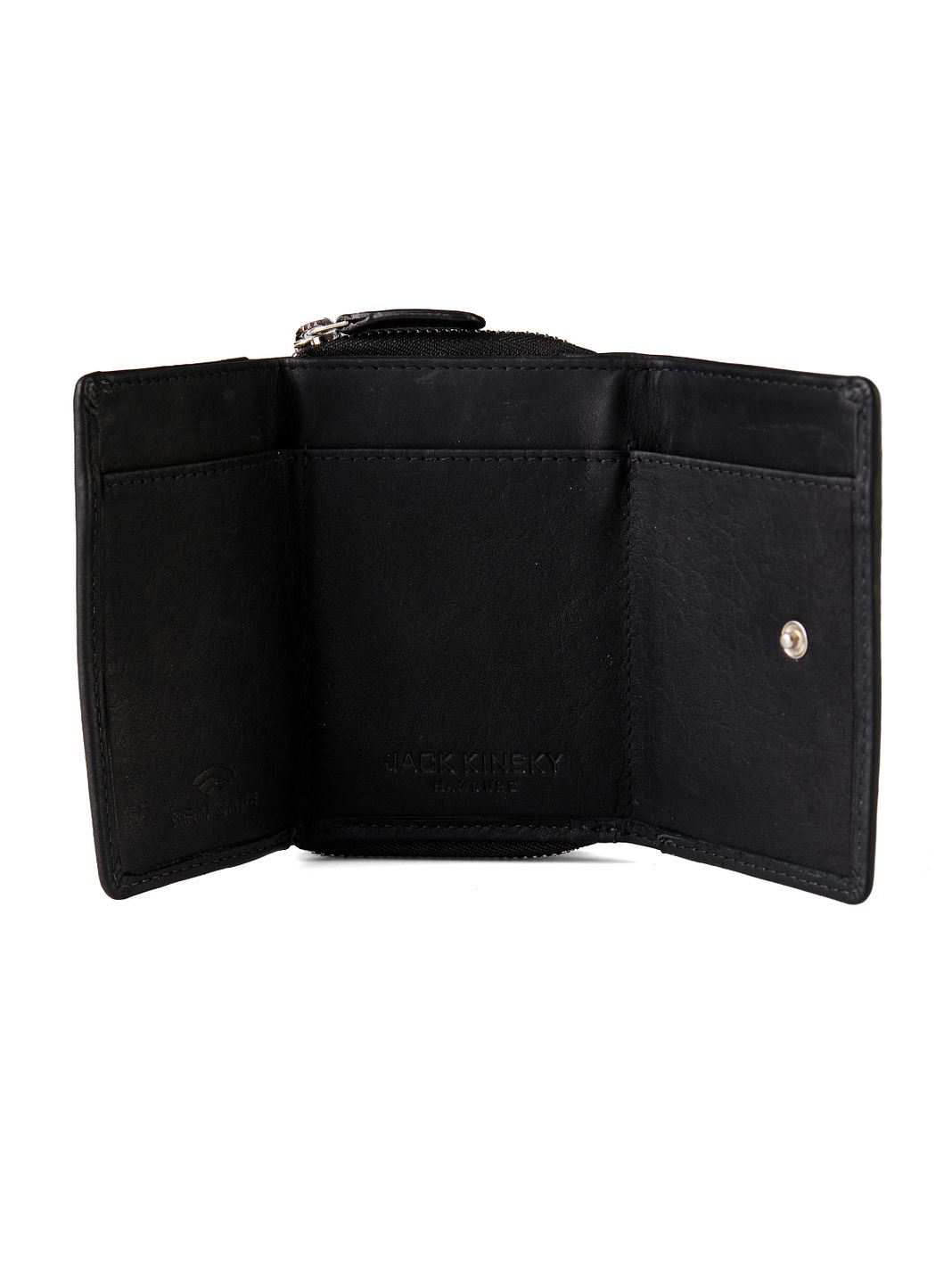 Jack Kinsky Aruba Portafoglio Protezione RFID Vera Pelle 10 cm