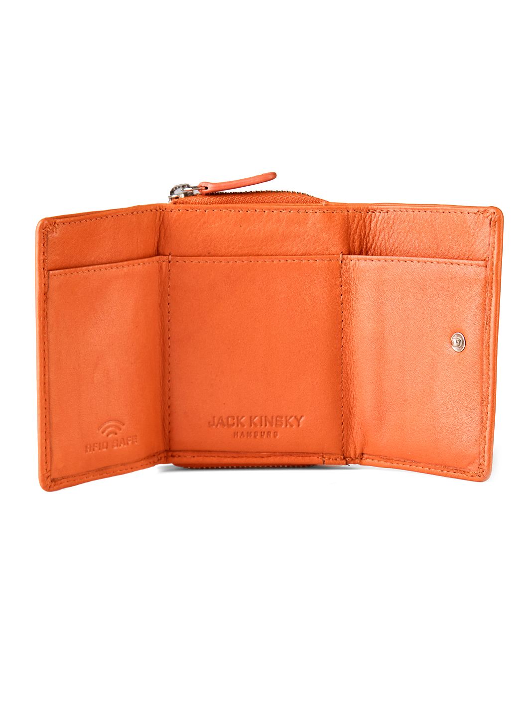 Jack Kinsky Aruba Portafoglio Protezione RFID Vera Pelle 10 cm Jack Kinsky Aruba Portafoglio Protezione RFID Vera Pelle 10 cm