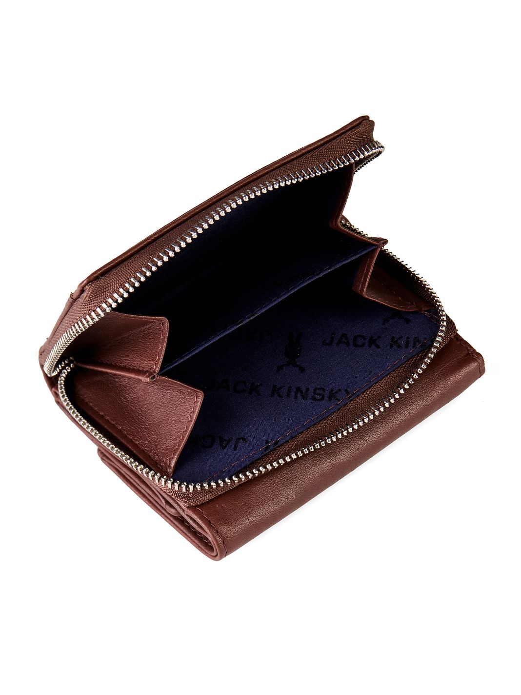 Jack Kinsky Aruba Portafoglio Protezione RFID Vera Pelle 10 cm Jack Kinsky Aruba Portafoglio Protezione RFID Vera Pelle 10 cm