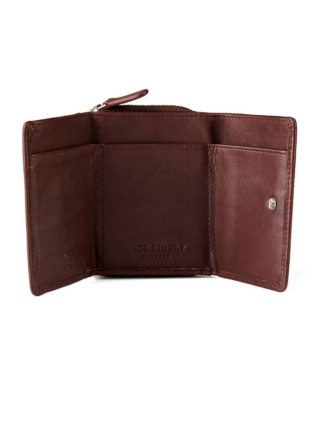 Jack Kinsky Aruba Portafoglio Protezione RFID Vera Pelle 10 cm Jack Kinsky Aruba Portafoglio Protezione RFID Vera Pelle 10 cm