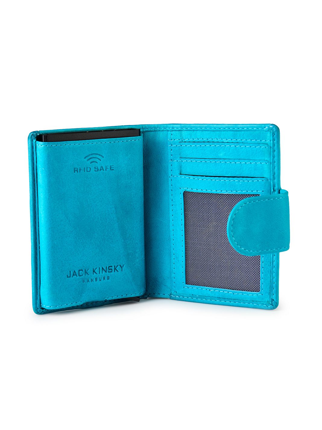 Jack Kinsky Aruba Portafoglio Protezione RFID Vera Pelle 10.5 cm Jack Kinsky Aruba Portafoglio Protezione RFID Vera Pelle 10.5 cm