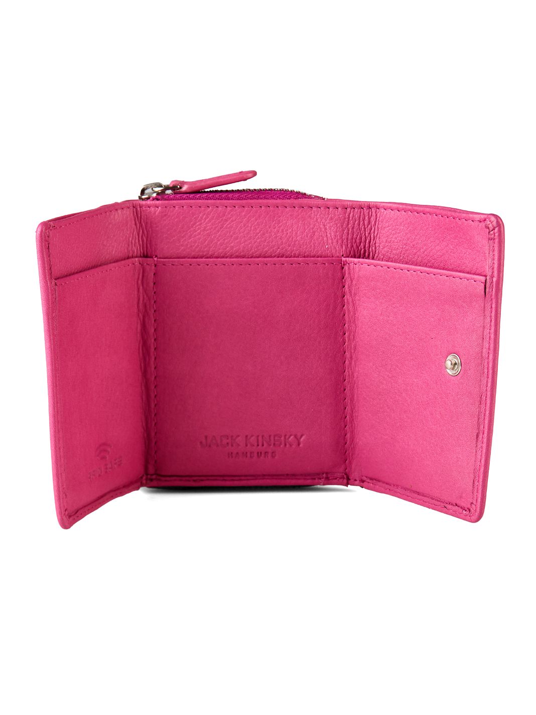 Jack Kinsky Aruba Portafoglio Protezione RFID Vera Pelle 10 cm Jack Kinsky Aruba Portafoglio Protezione RFID Vera Pelle 10 cm