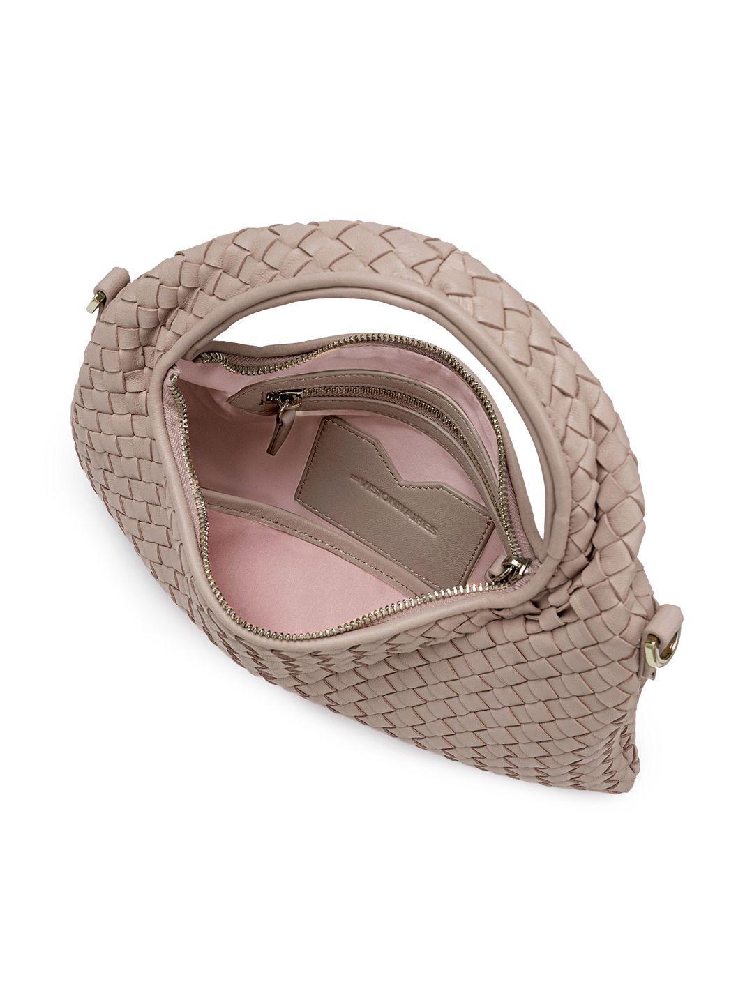 LES VISIONNAIRES Sadie Weave Borsa a spalla Vera Pelle 37 cm LES VISIONNAIRES Sadie Weave Borsa a spalla Vera Pelle 37 cm