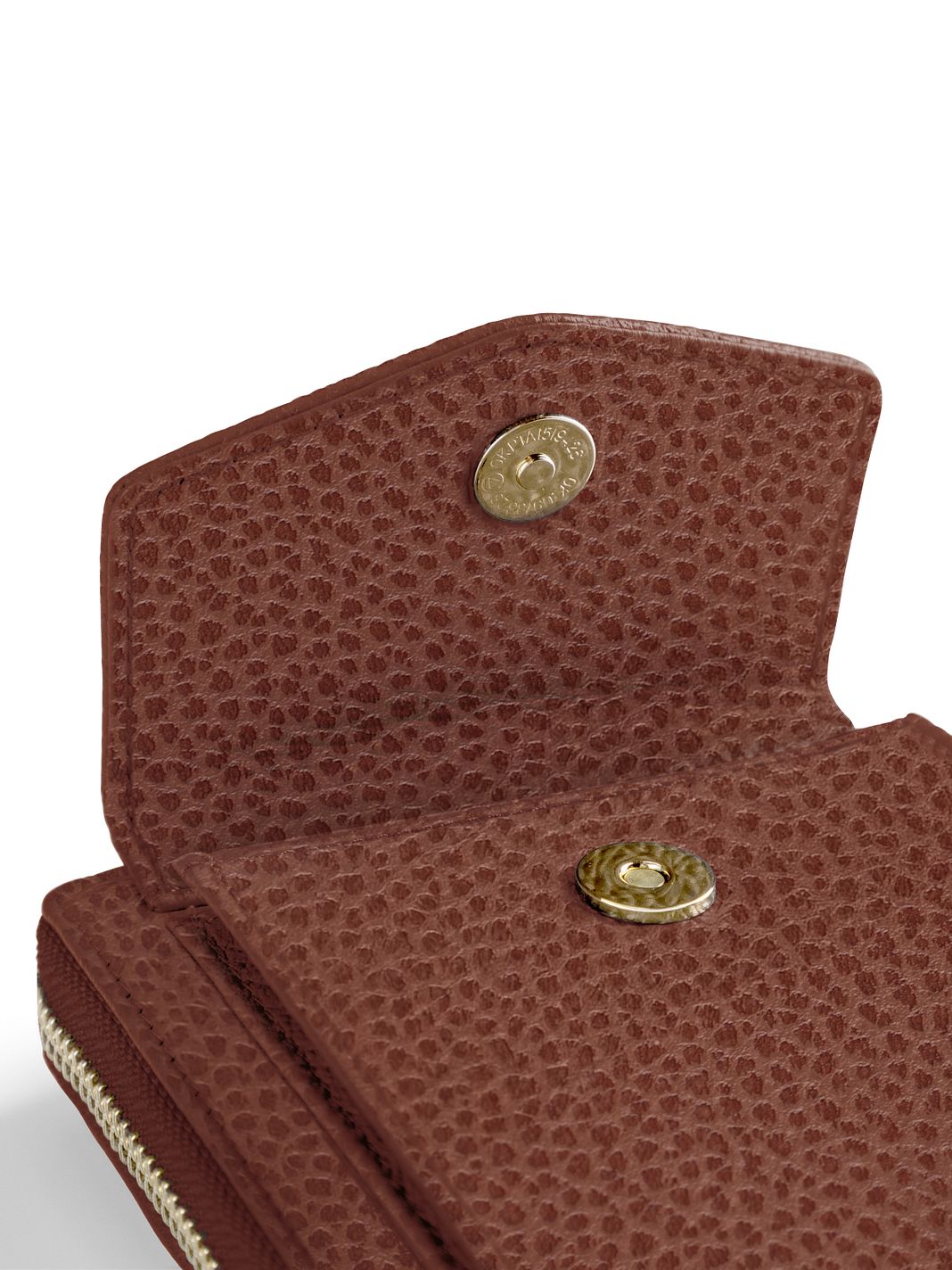 Lazarotti Portafoglio con chiusura a zip in pelle di Bologna, custodia per cellulare, 19 cm Lazarotti Portafoglio con chiusura a zip in pelle di Bologna, custodia per cellulare, 19 cm