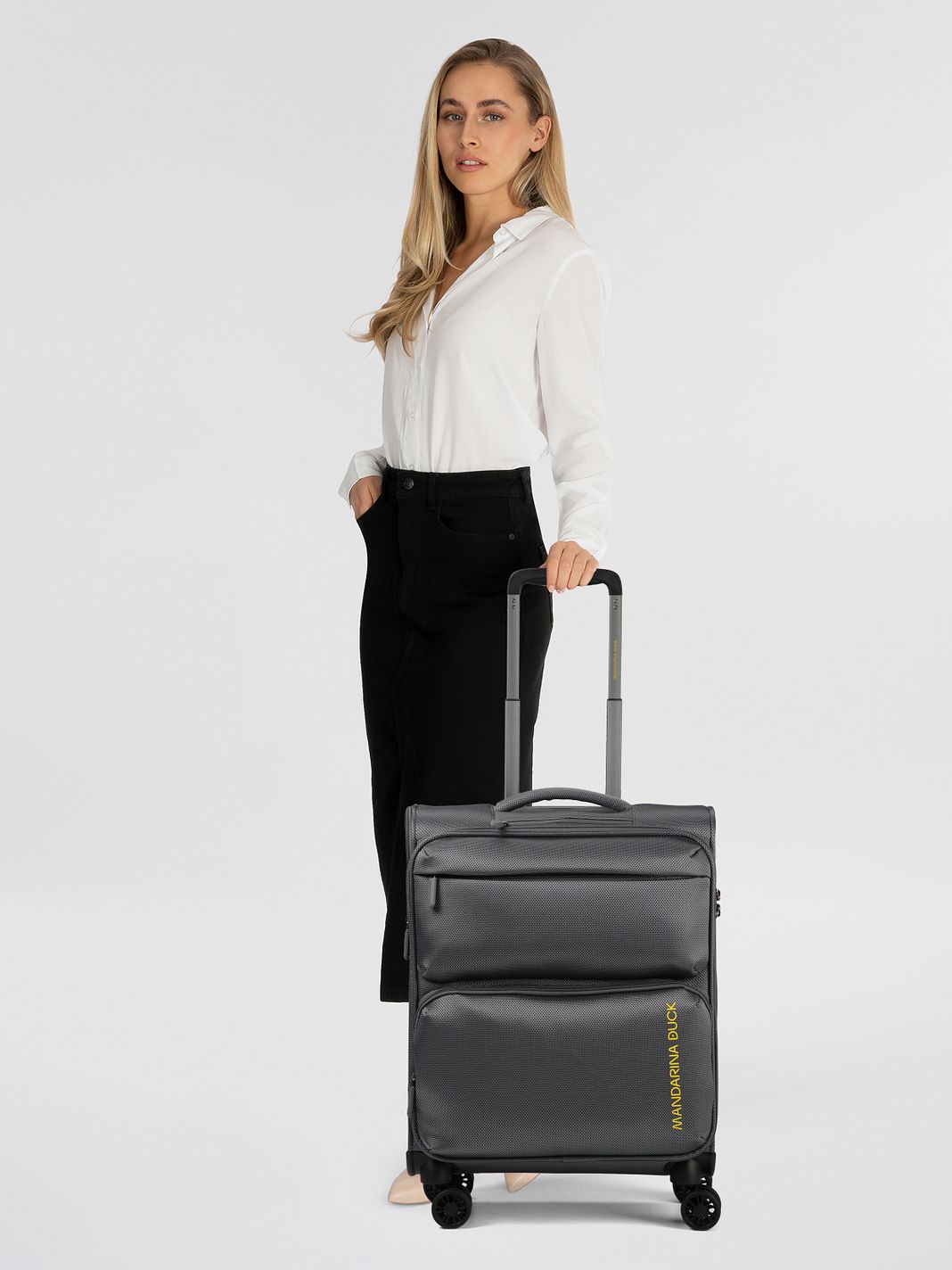 Mandarina Duck Zephyr 4-pyöräinen Käsimatkatavara S 55 cm