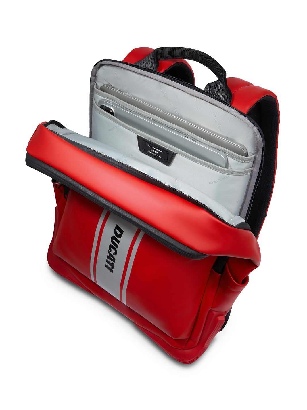 Piquadro Piquadro x Ducati Zaino da giorno Protezione RFID 44 cm Vano porta PC Piquadro Piquadro x Ducati Zaino da giorno Protezione RFID 44 cm Vano porta PC