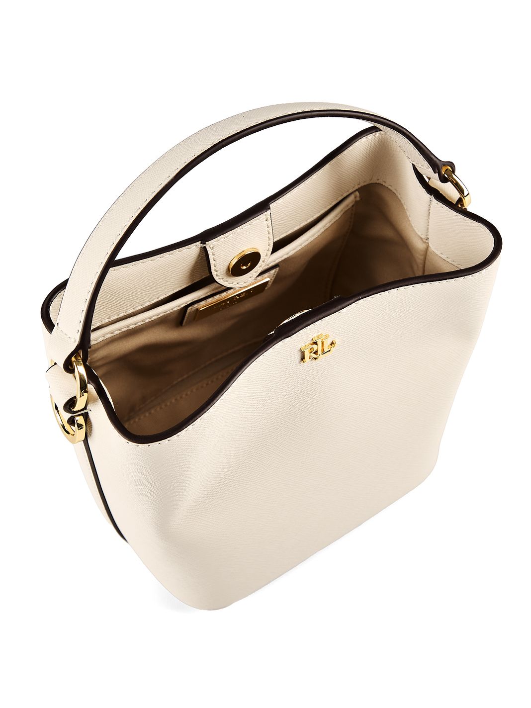 Lauren Ralph Lauren Reese Mini borsa a mano Vera Pelle 13 cm Lauren Ralph Lauren Reese Mini borsa a mano Vera Pelle 13 cm