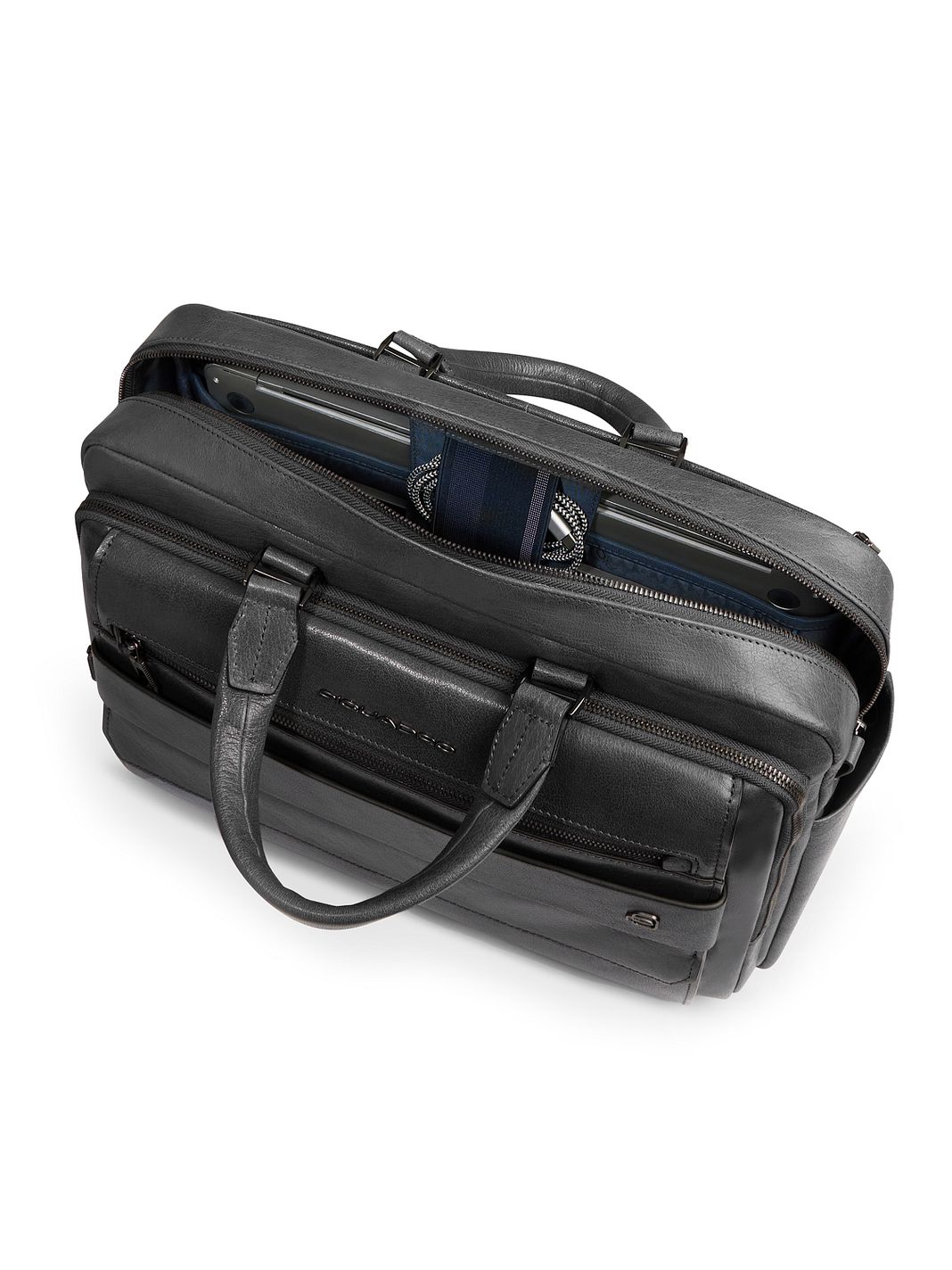 Piquadro Solm Valigetta Vera Pelle 42 cm Vano porta PC Piquadro Solm Valigetta Vera Pelle 42 cm Vano porta PC