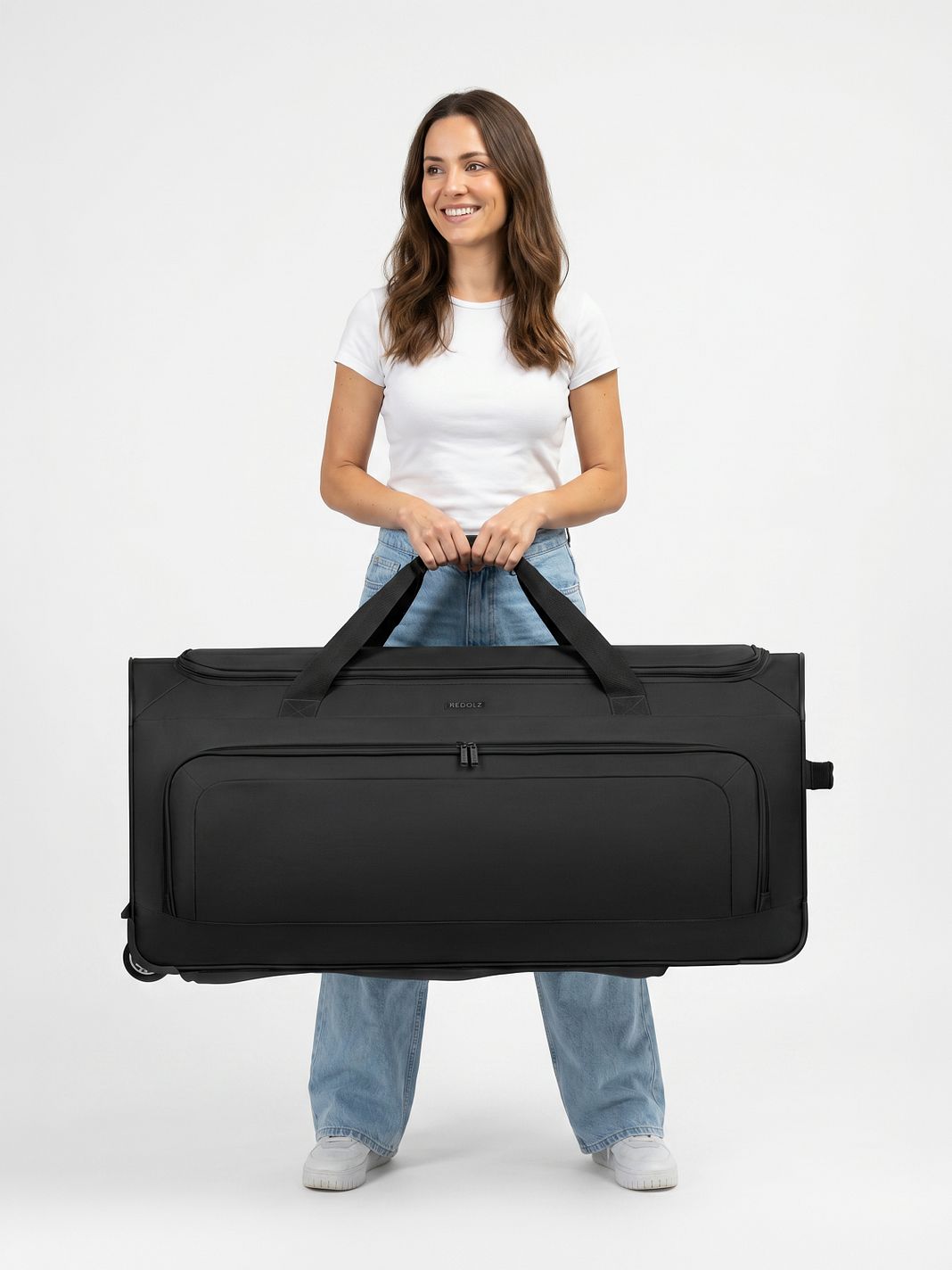 Redolz Duffle Essentials Borsa da viaggio a 2 ruote XXL 91 cm, misura speciale Redolz Duffle Essentials Borsa da viaggio a 2 ruote XXL 91 cm, misura speciale