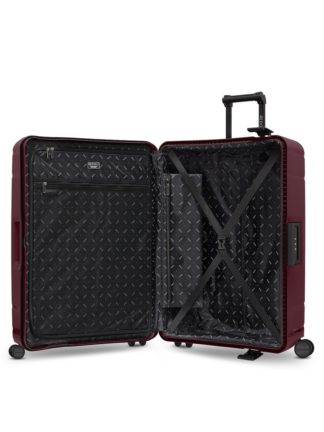Redolz Essentials 15 Carrello a 4 ruote da 75 cm con chiusura a tre punti Redolz Essentials 15 Carrello a 4 ruote da 75 cm con chiusura a tre punti