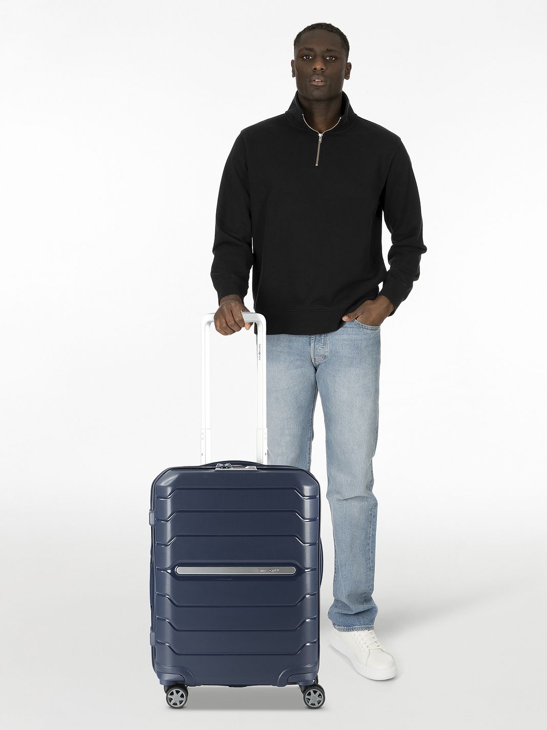 Samsonite Flux 4 ruote Trolley cabina 55 cm espandibile Samsonite Flux 4 ruote Trolley cabina 55 cm espandibile
