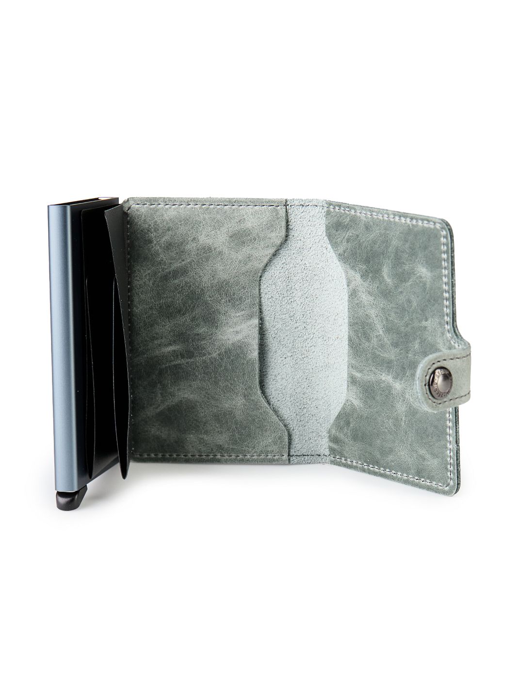 Secrid Miniwallet Custodia per carta di credito Protezione RFID Vera Pelle 6.5 cm Secrid Miniwallet Custodia per carta di credito Protezione RFID Vera Pelle 6.5 cm