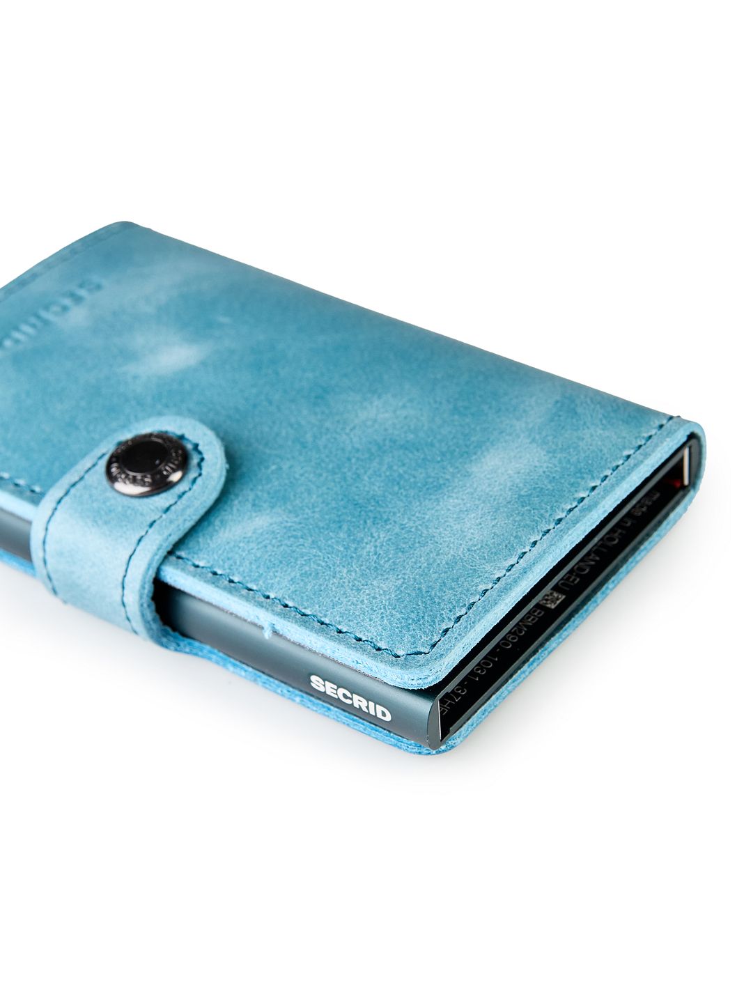 Secrid Miniwallet Custodia per carta di credito Protezione RFID Vera Pelle 6.5 cm