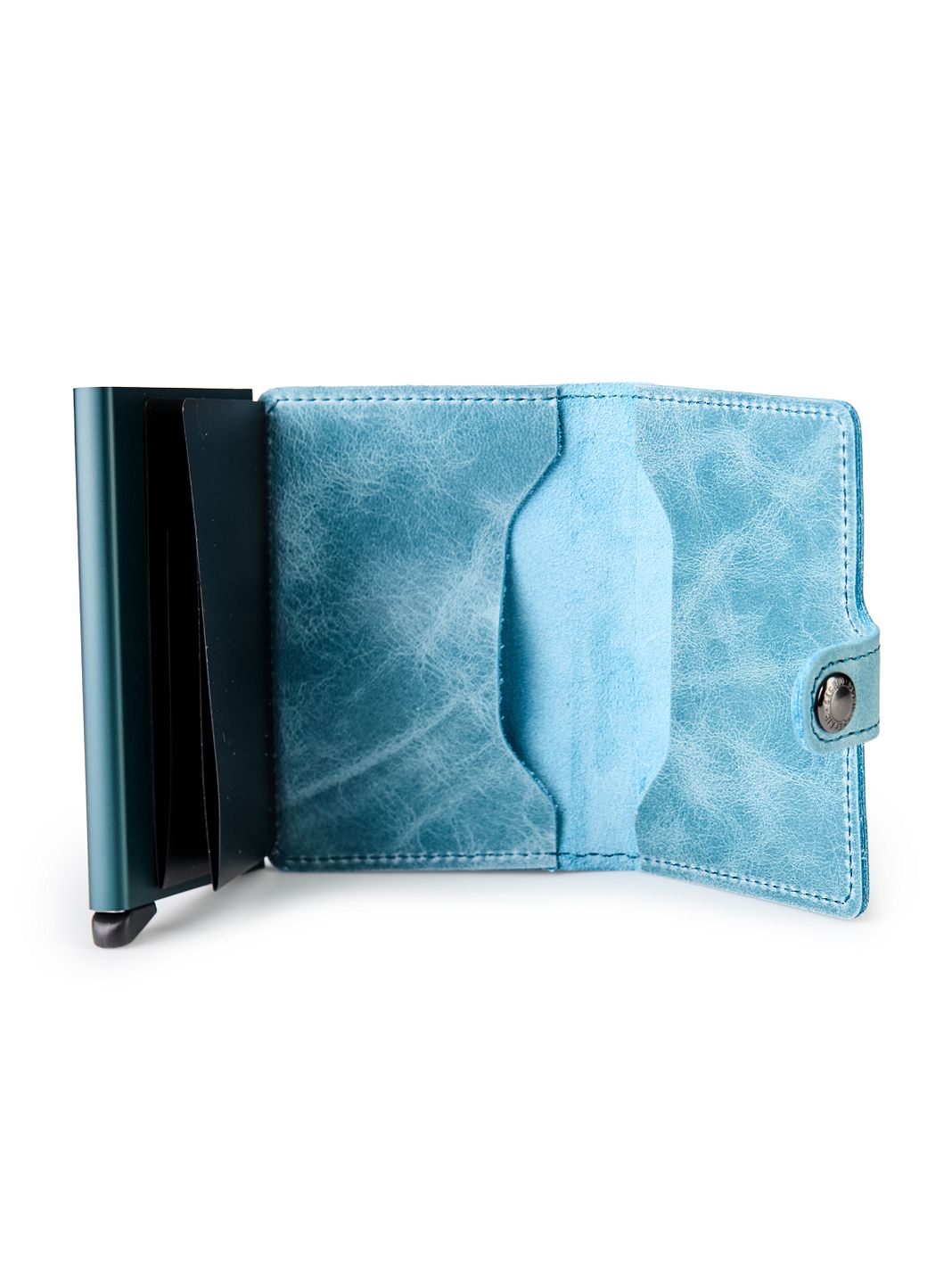 Secrid Miniwallet Custodia per carta di credito Protezione RFID Vera Pelle 6.5 cm