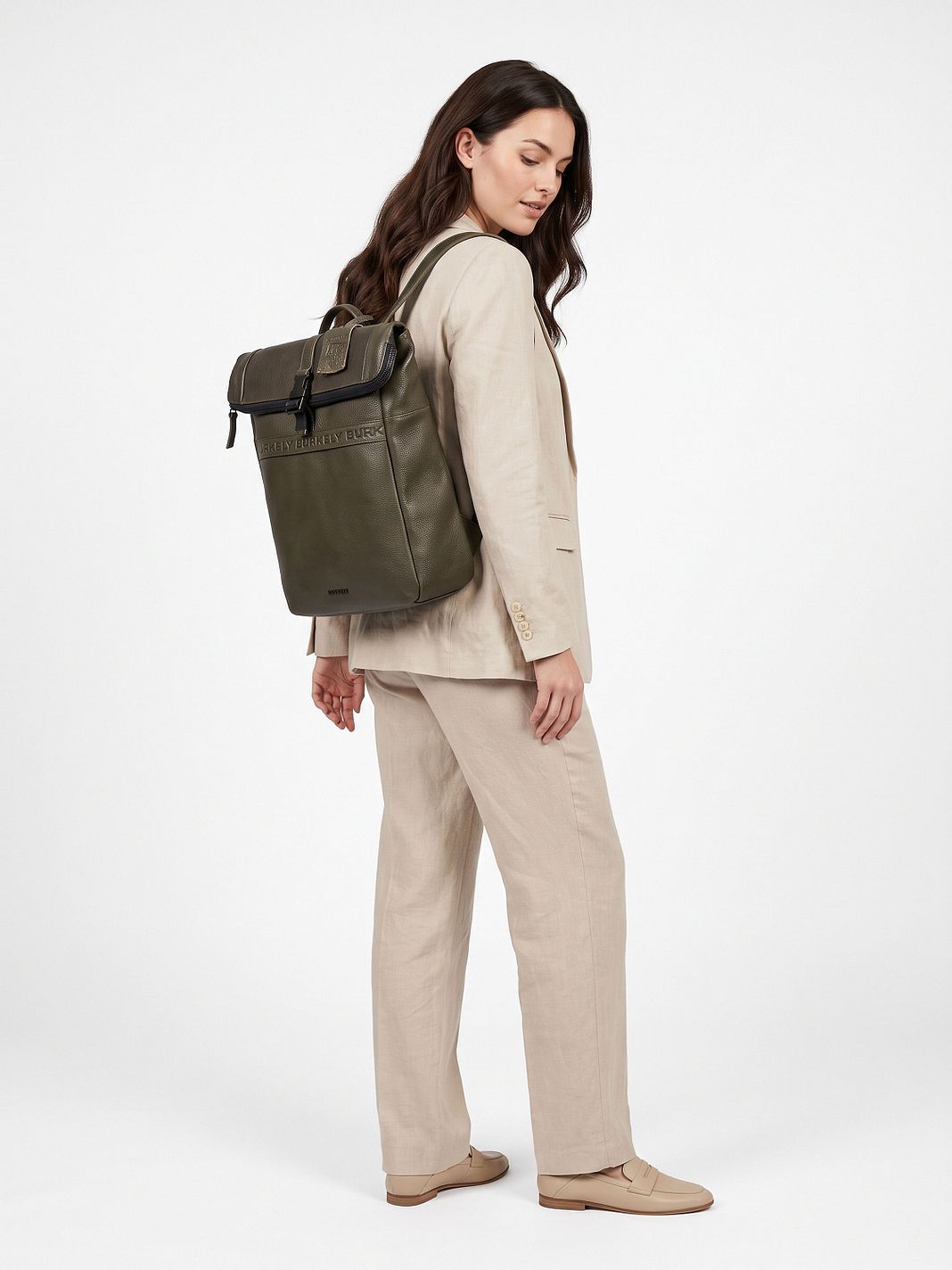 Burkely Minimal Mason Zaino da giorno Vera Pelle 37 cm Vano porta PC