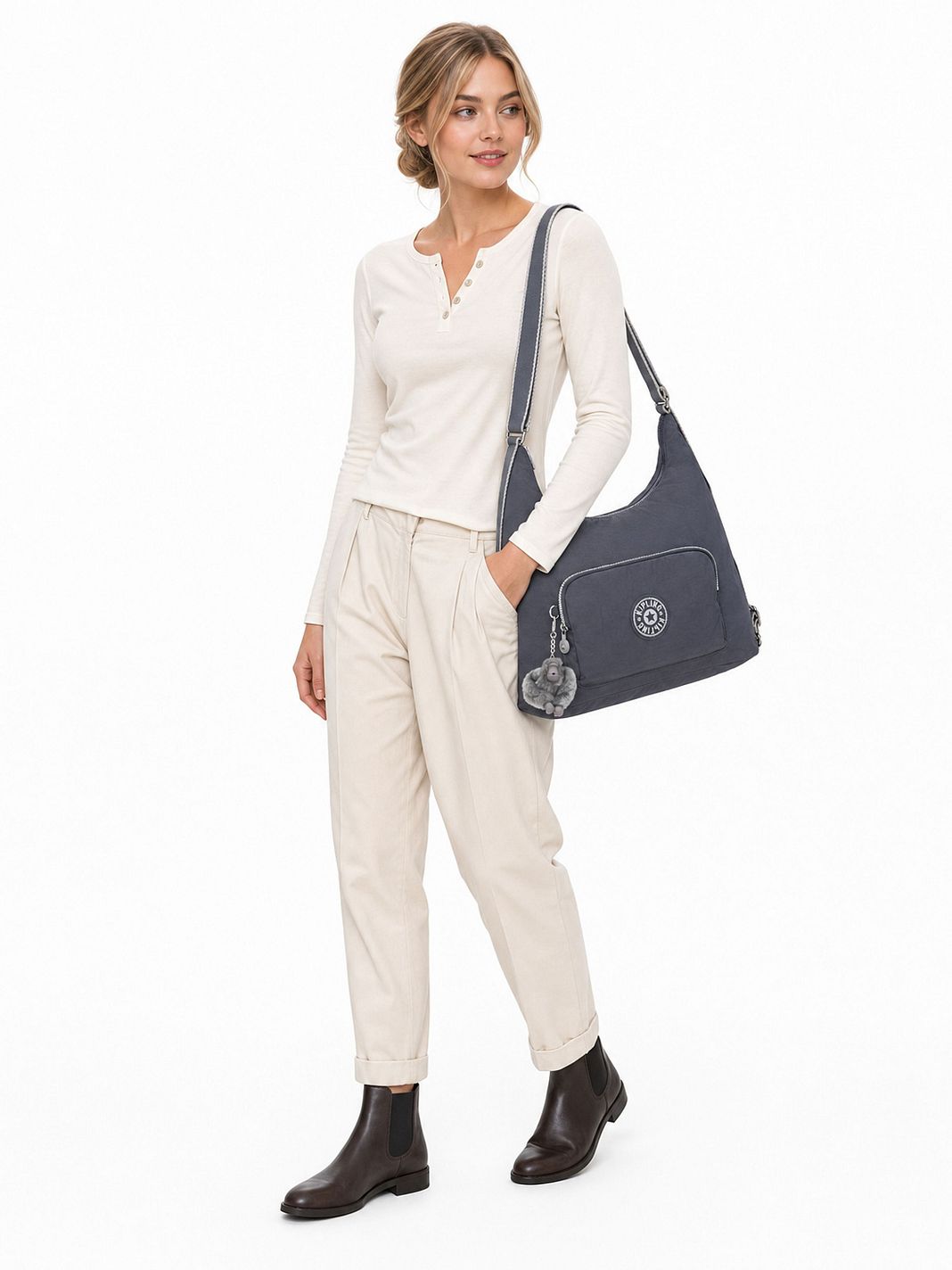 Kipling Basic Yenna Taška přes rameno 38 cm Kipling Basic Yenna Taška přes rameno 38 cm