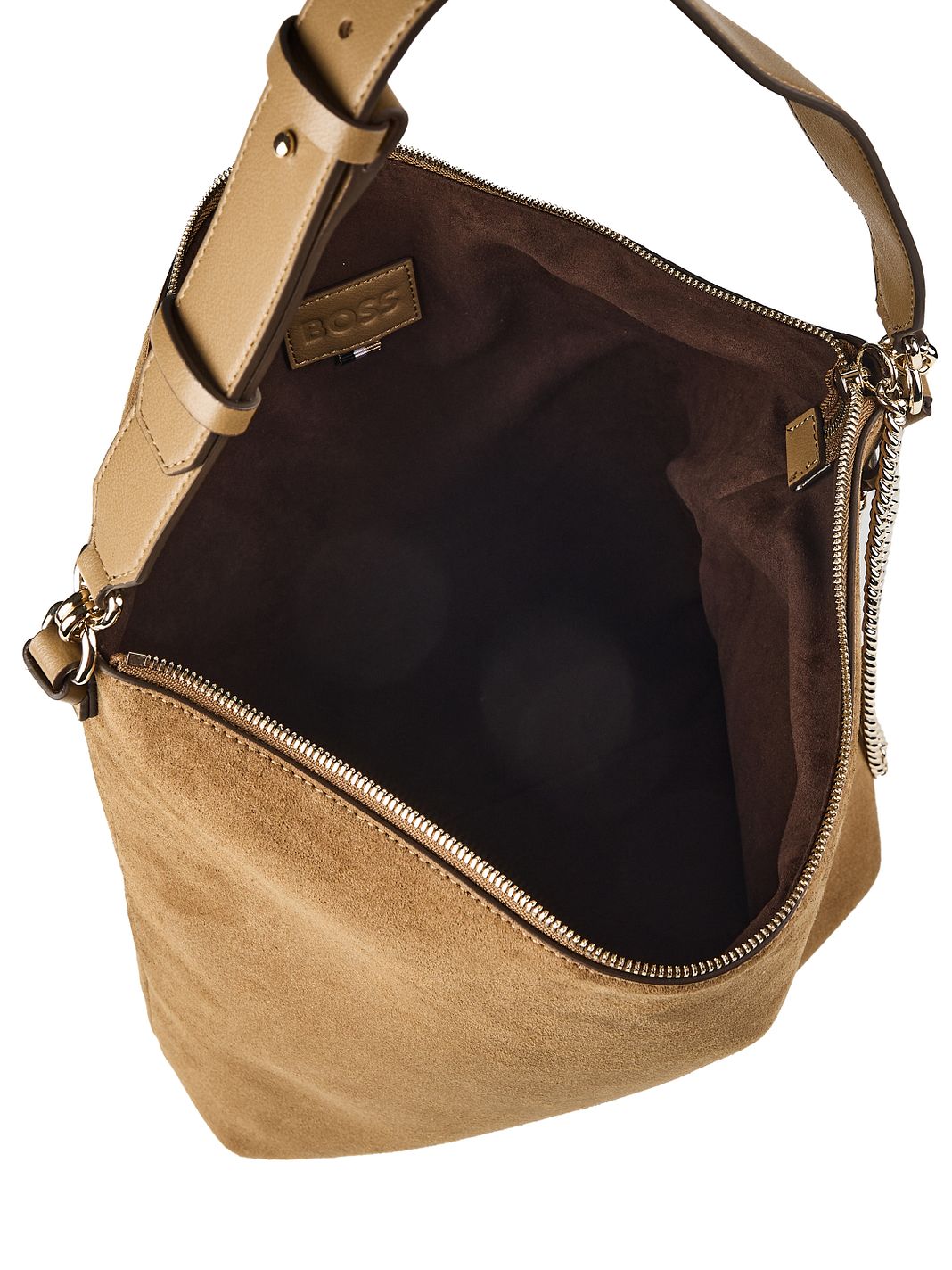 Boss Yelena Bolsa de hombro Piel natural 28 cm