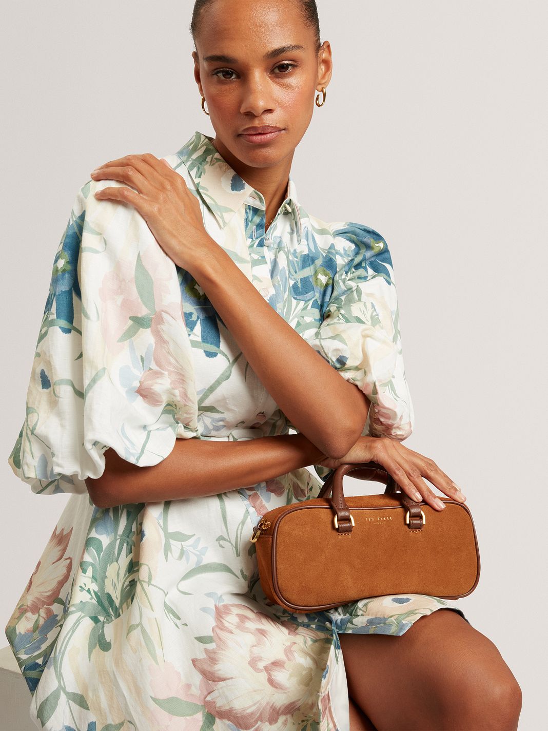 Ted Baker Shayia Borsetta Vera Pelle 25 cm Ted Baker Shayia Borsetta Vera Pelle 25 cm