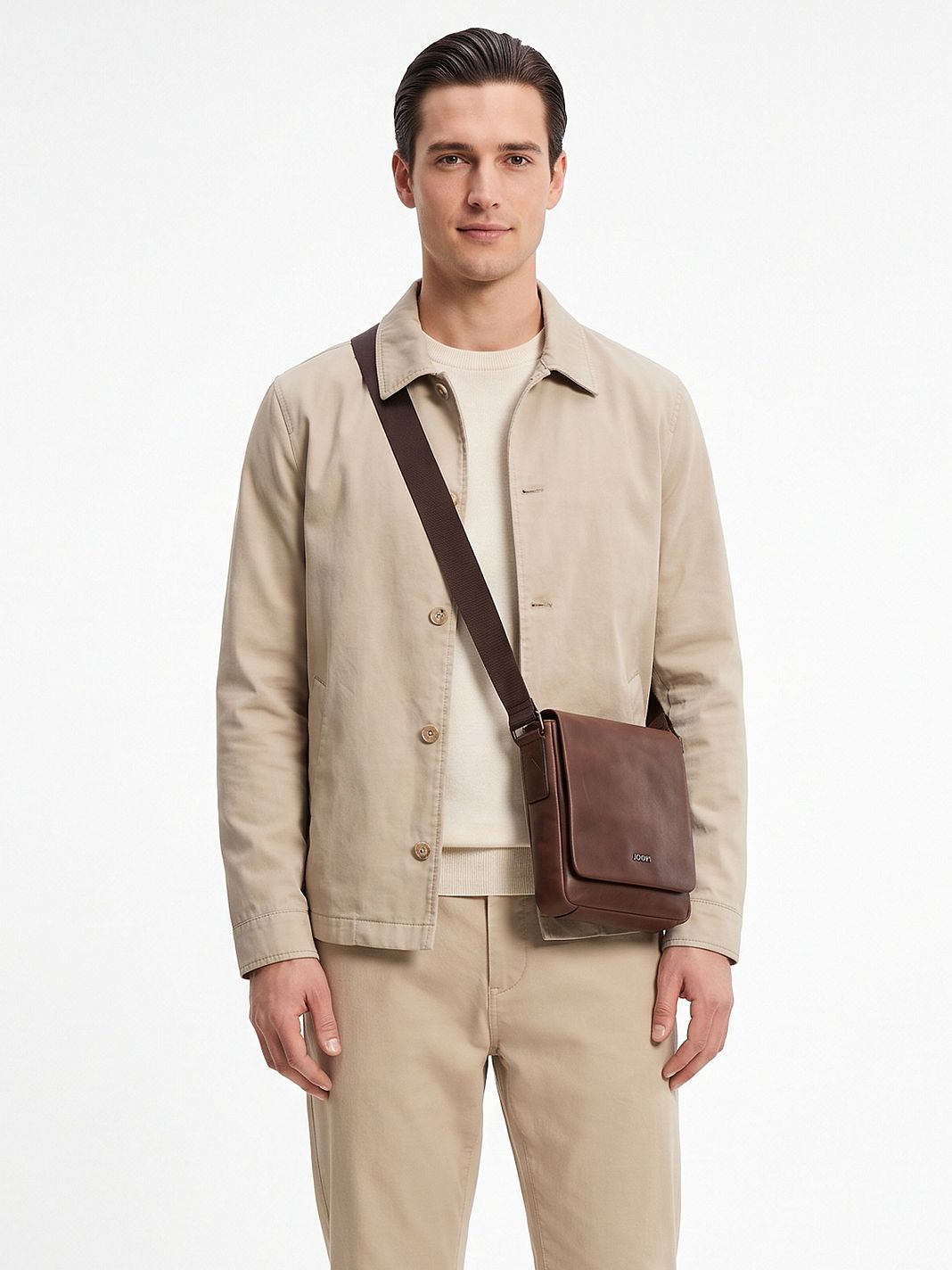Joop! Teramo Bolsa de hombro Piel natural 20 cm