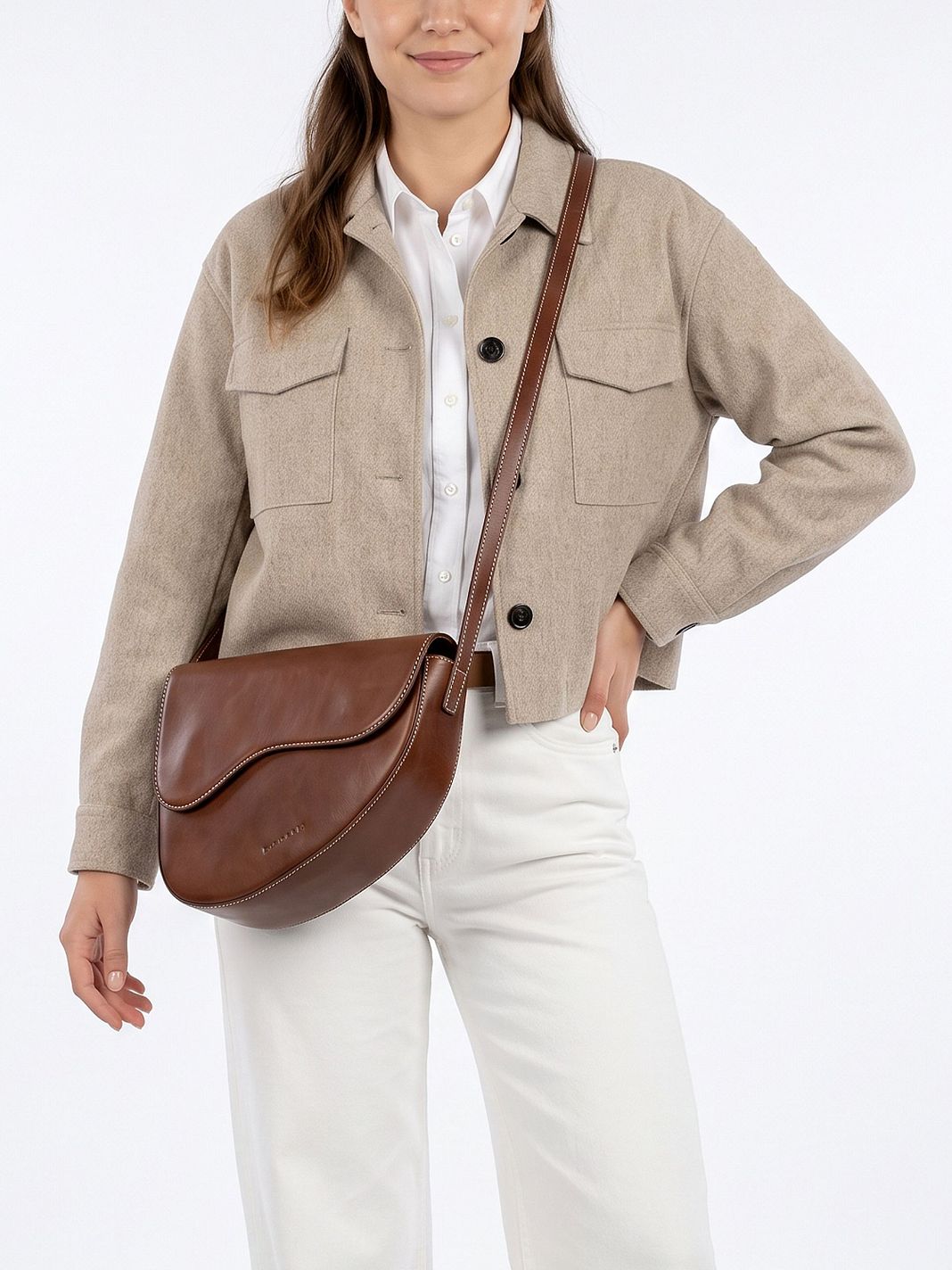 bugatti Sadie Bolsa de hombro Piel natural 28 cm