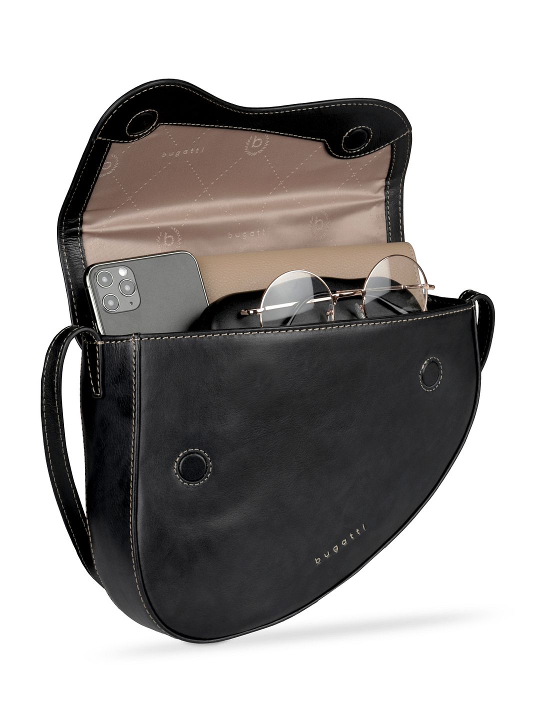 bugatti Sadie Bolsa de hombro Piel natural 28 cm