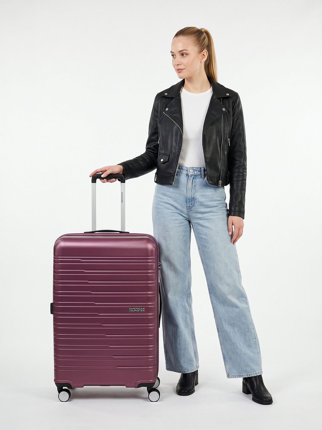American Tourister Flashline 4-hjulig Resväska 78 cm med expansionsveck