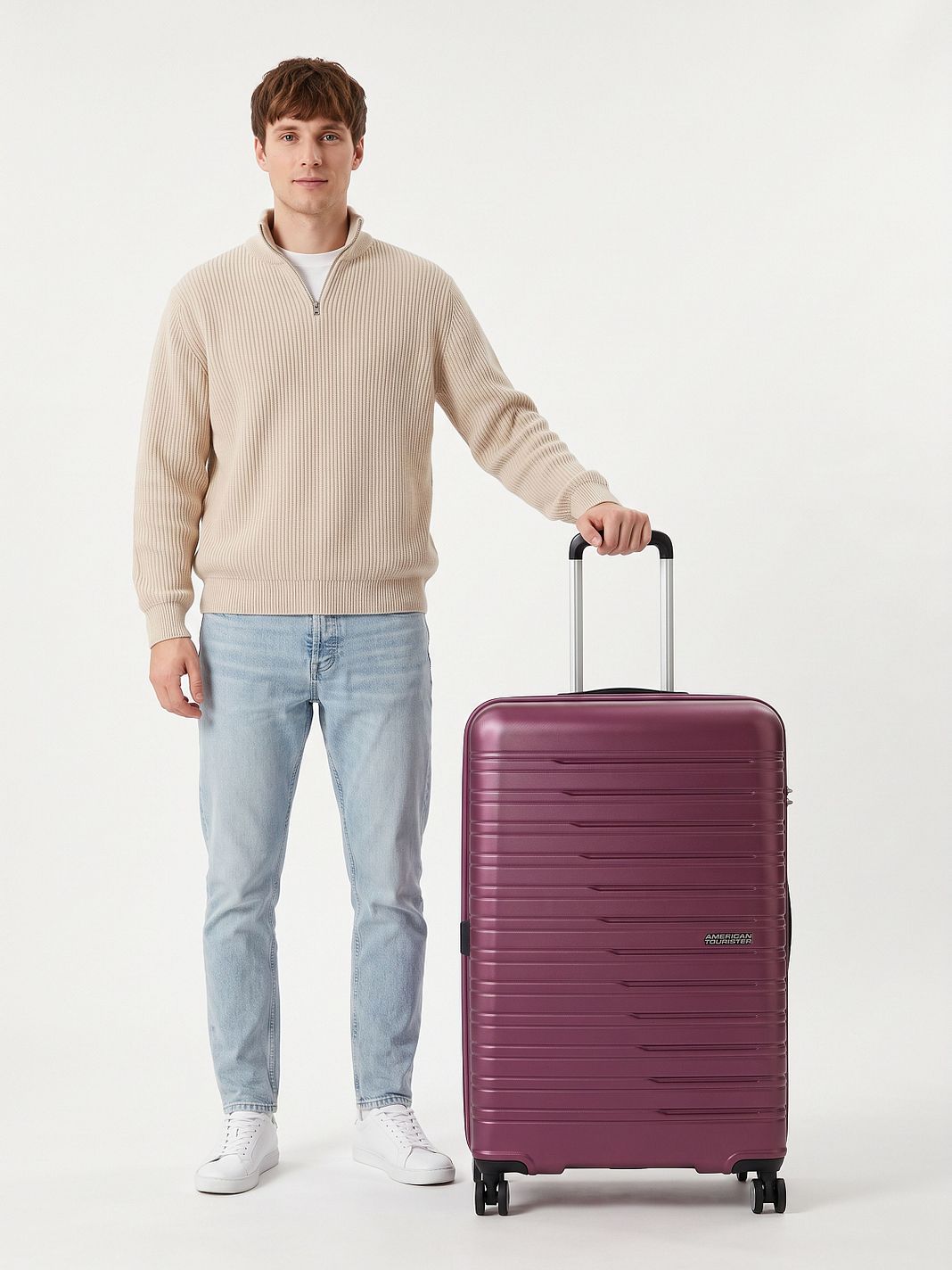 American Tourister Flashline 4-hjulig Resväska 78 cm med expansionsveck