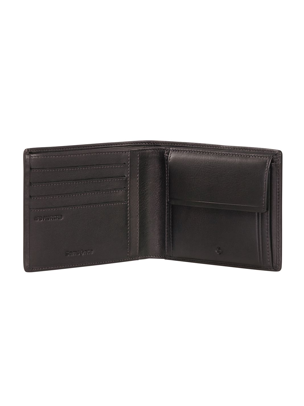 Samsonite Attack 3.0 Portafoglio Protezione RFID Vera Pelle 12 cm